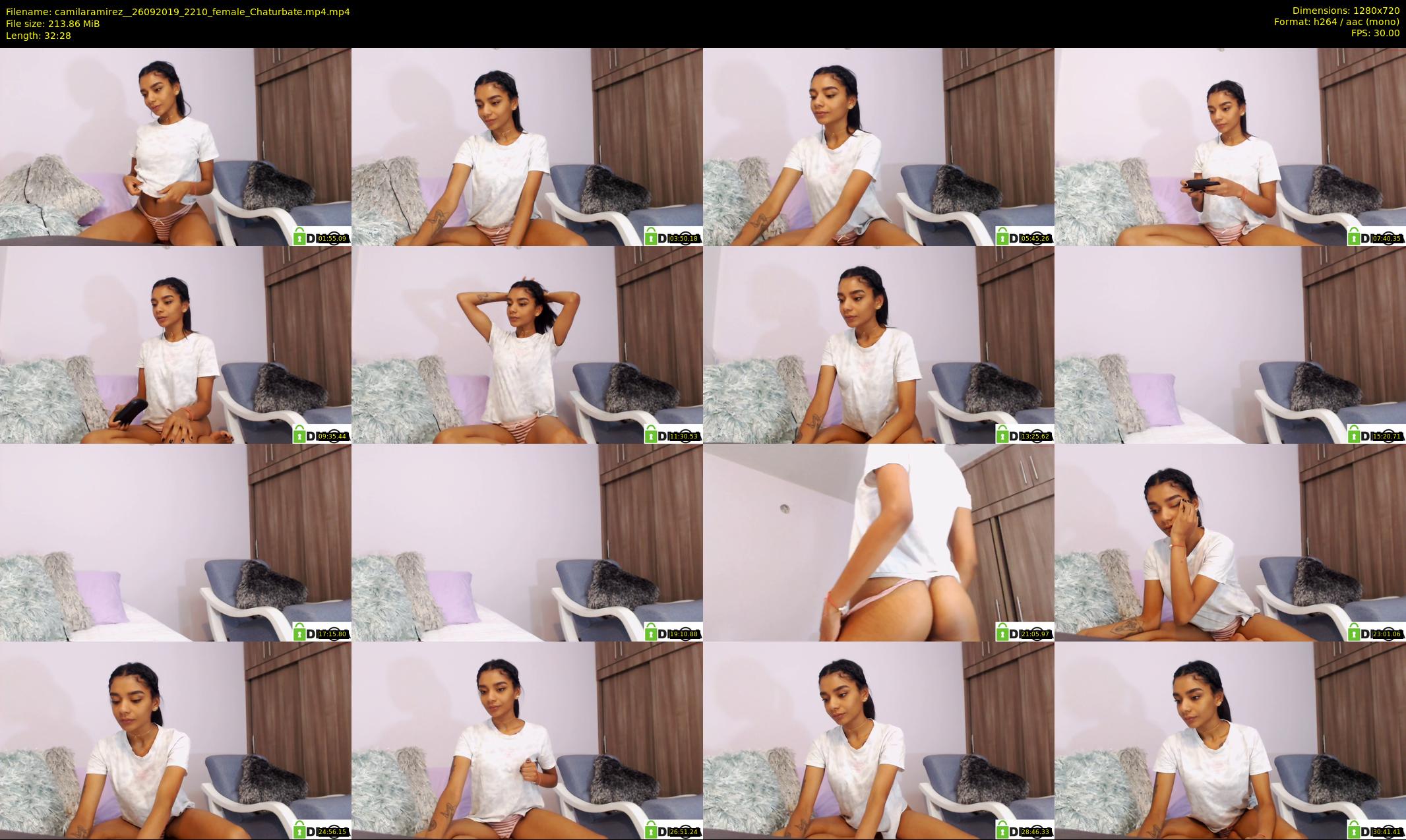 camilaramirez_ — 33 minute Chaturbate female cam show recording, 720p, Sep 26, 2019