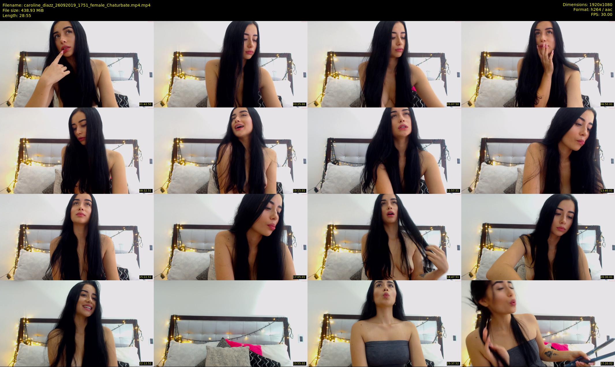 caroline_diazz — 29 minute Chaturbate female cam show recording, 1080p, Sep 26, 2019