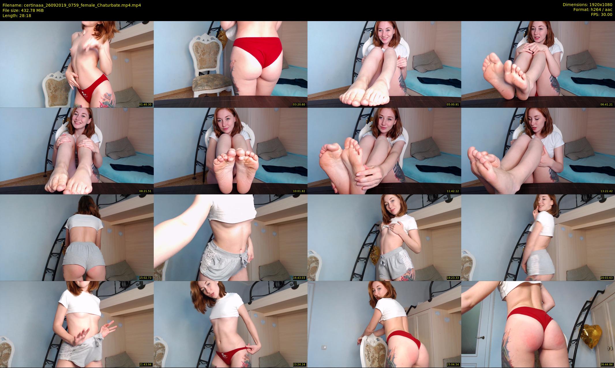 certinaaa — 29 minute Chaturbate female cam show recording, 1080p, Sep 26, 2019
