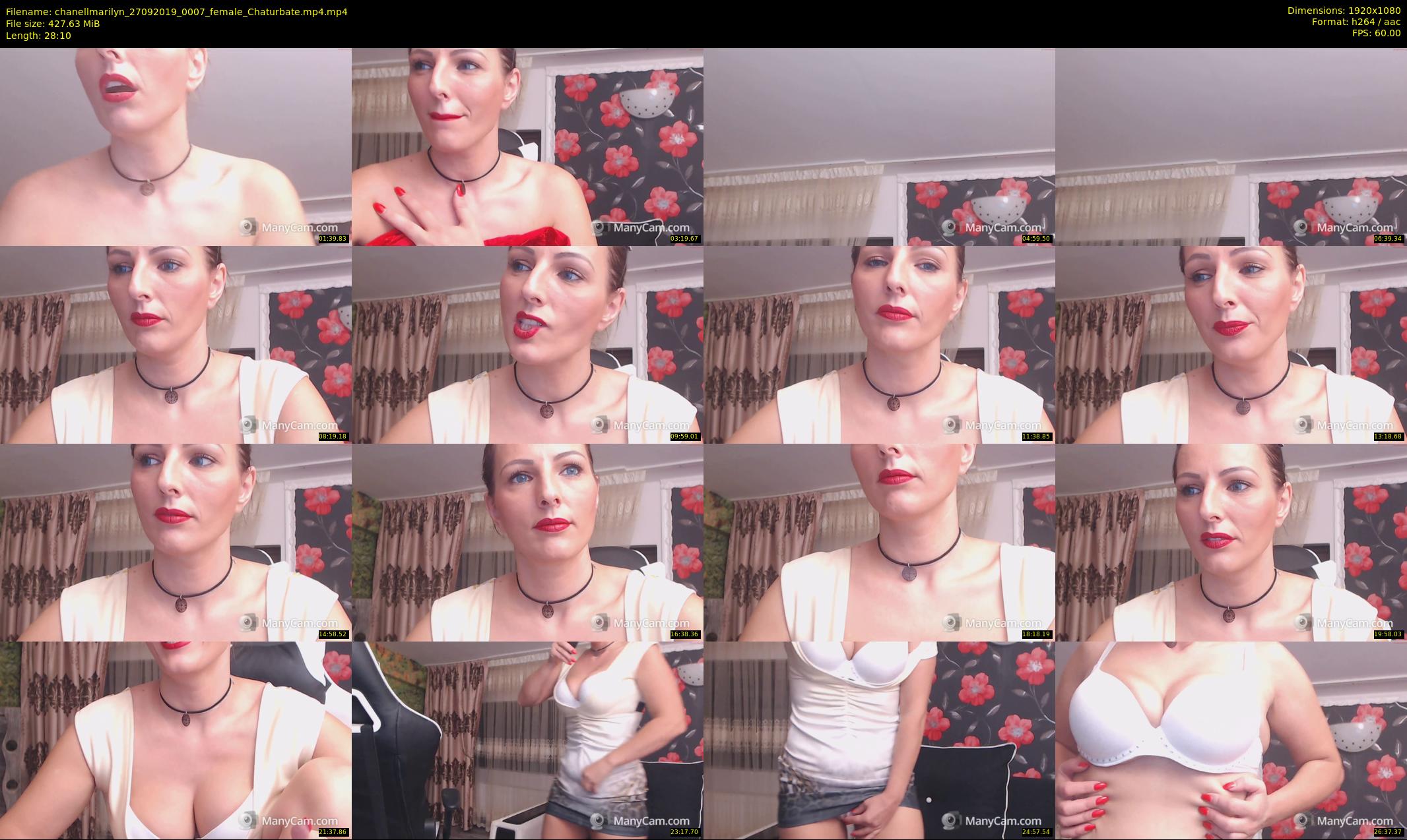 chanellmarilyn — 29 minute Chaturbate female cam show recording, 1080p, Sep 27, 2019