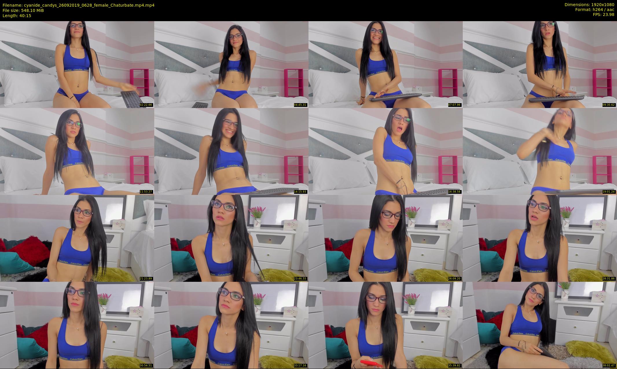 cyanide_candys — 41 minute Chaturbate female cam show recording, 1080p, Sep 26, 2019