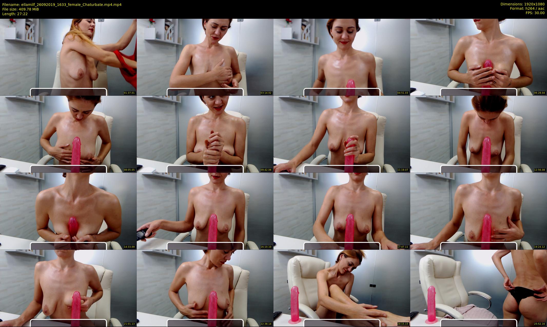 ellamilf — 28 minute Chaturbate female cam show recording, 1080p, Sep 26, 2019