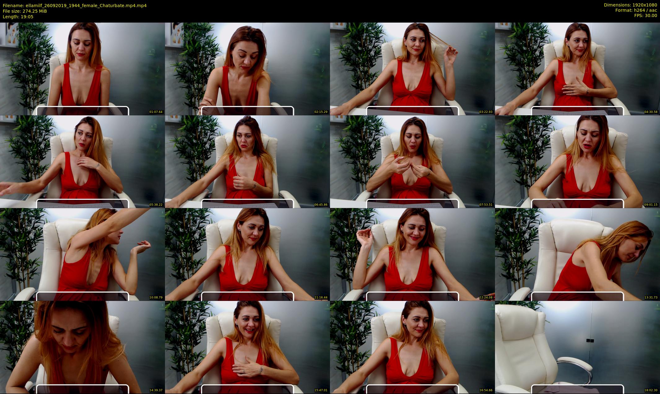 ellamilf — 20 minute Chaturbate female cam show recording, 1080p, Sep 26, 2019