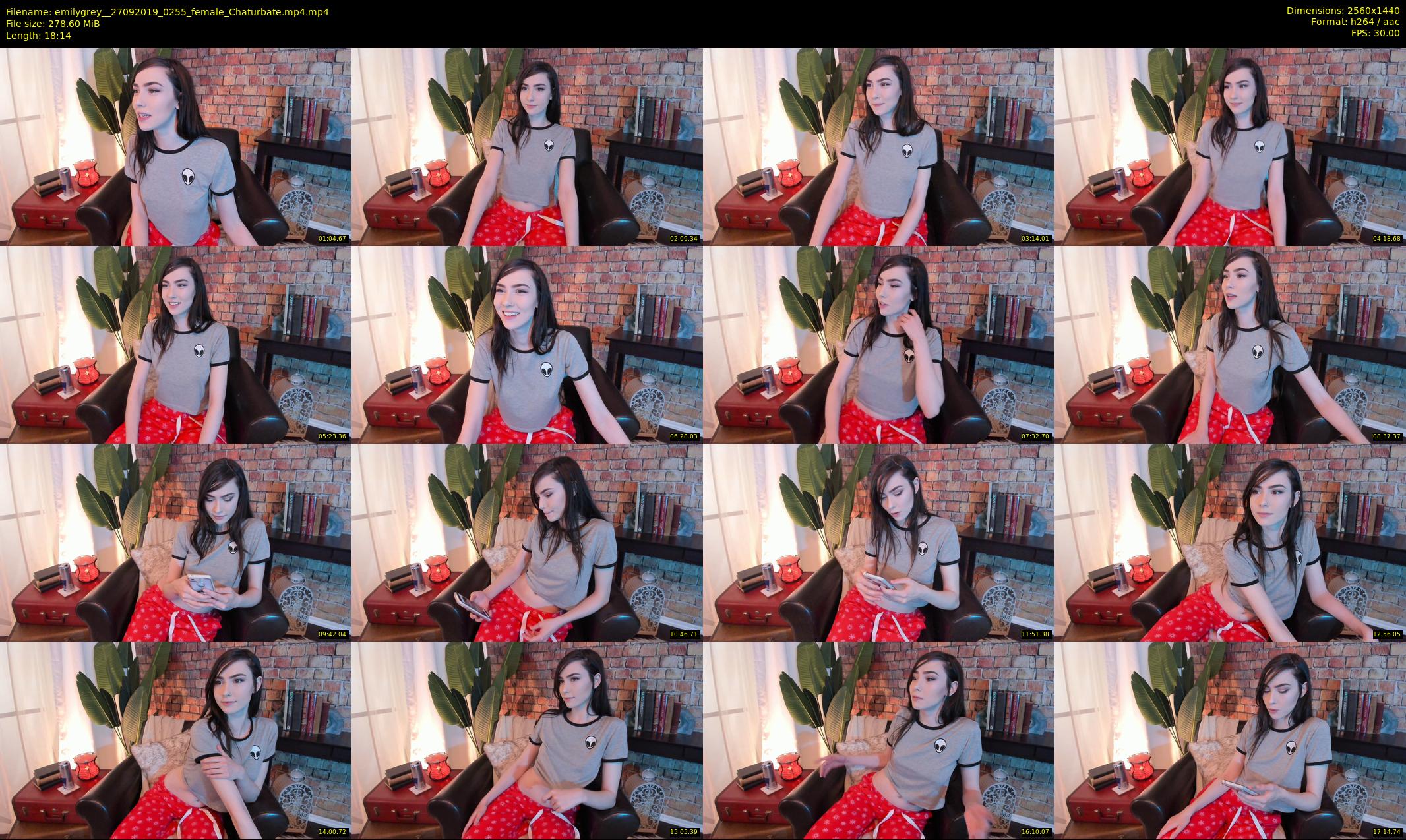 emilygrey_ — 19 minute Chaturbate female cam show recording, 1080p, Sep 27, 2019