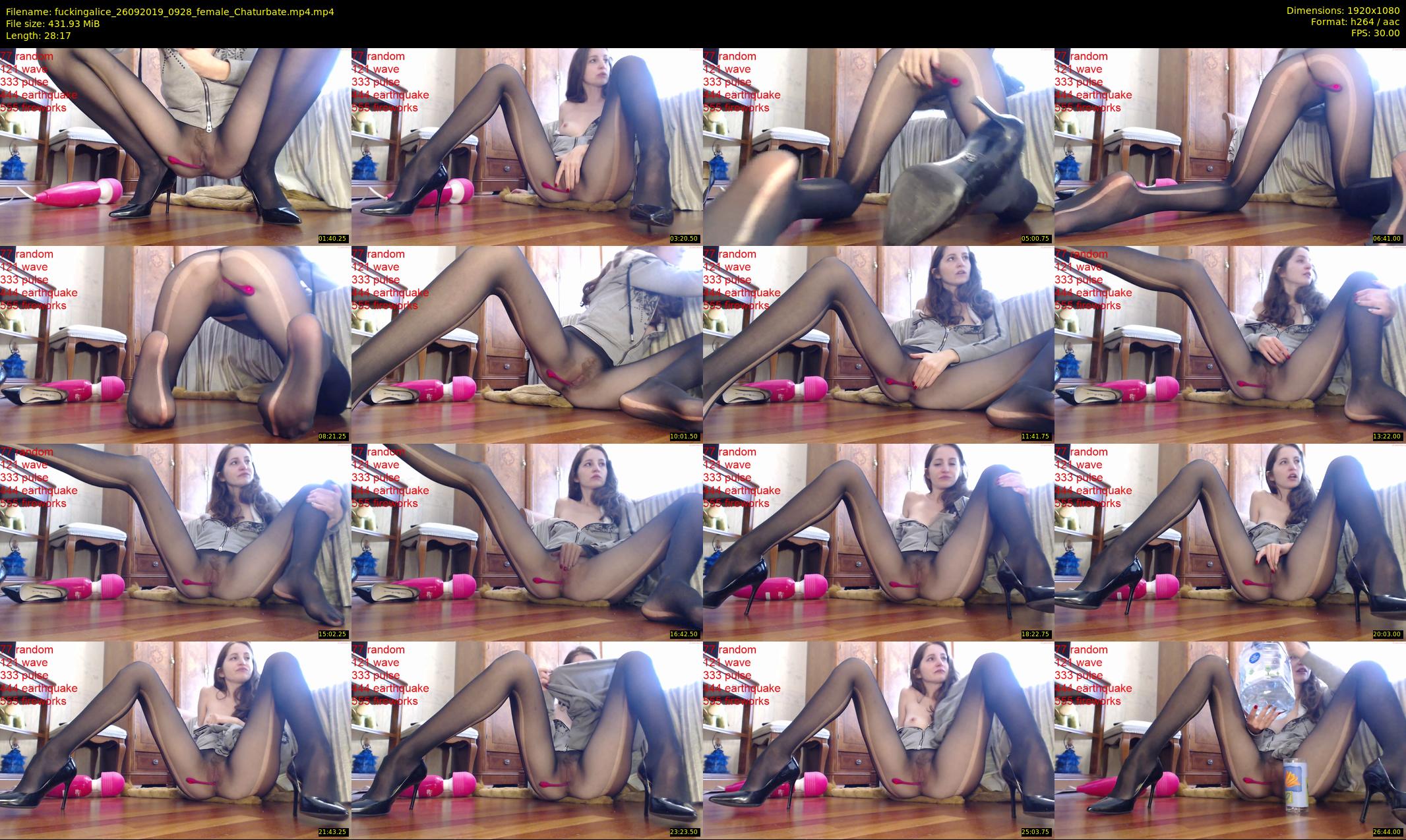 fuckingalice — 29 minute Chaturbate female cam show recording, 1080p, Sep 26, 2019