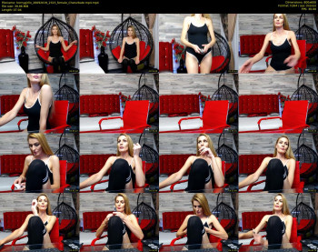 hornygirllx — 8 minute Chaturbate female cam show recording, 480p, Sep 26, 2019