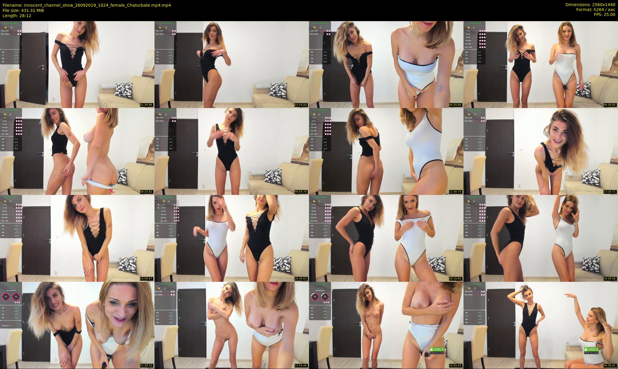 innocent_channel_show — 29 minute Chaturbate female cam show recording, 1080p, Sep 26, 2019