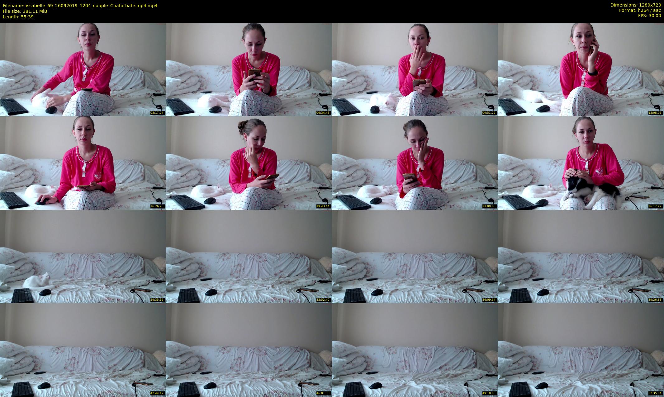 issabelle_69 — 56 minute Chaturbate couple cam show recording, 720p, Sep 26, 2019