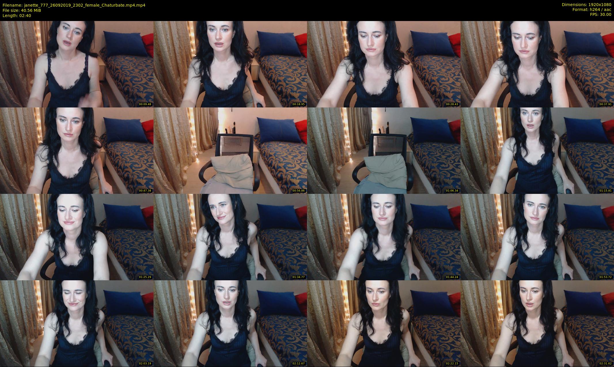 janette_777 — 3 minute Chaturbate female cam show recording, 1080p, Sep 26, 2019