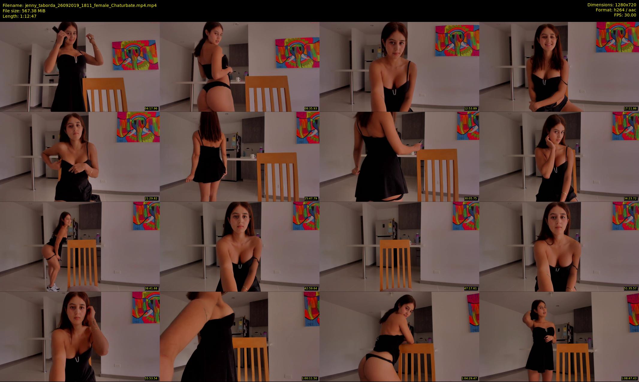 jenny_taborda — 73 minute Chaturbate female cam show recording, 720p, Sep 26, 2019