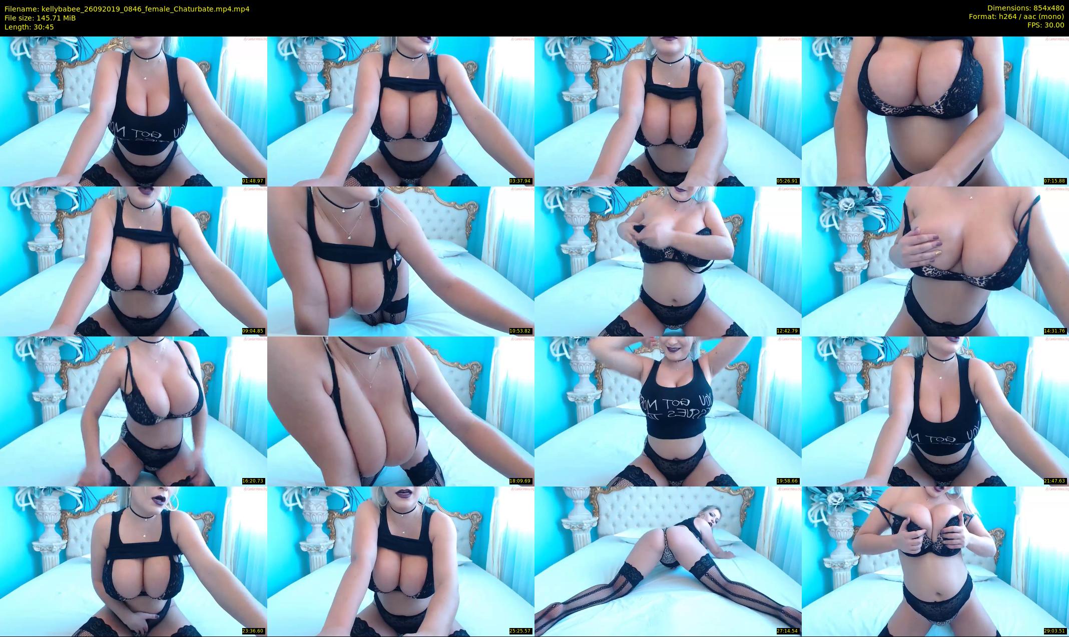kellybabee — 31 minute Chaturbate female cam show recording, 480p, Sep 26, 2019