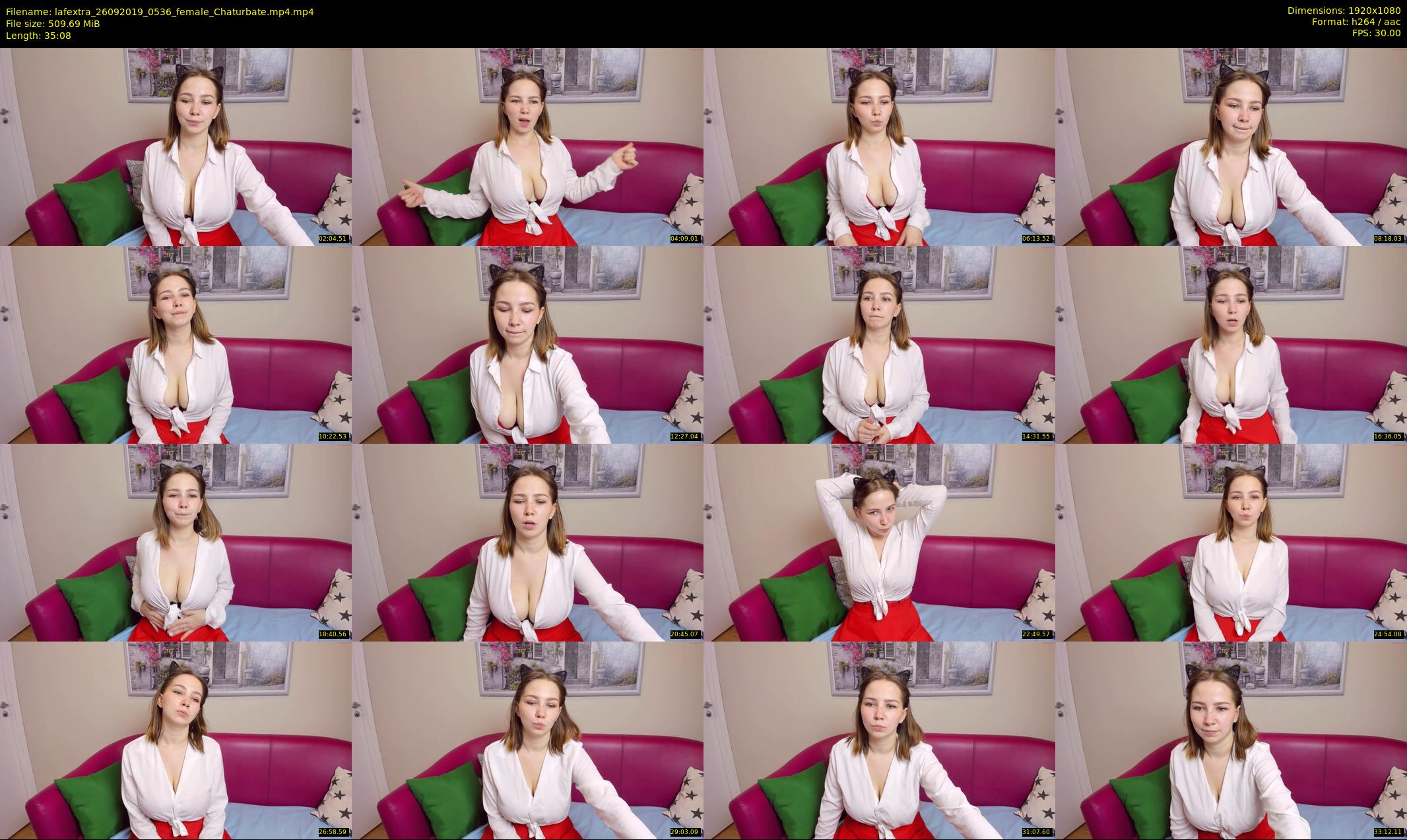 lafextra — 36 minute Chaturbate female cam show recording, 1080p, Sep 26, 2019