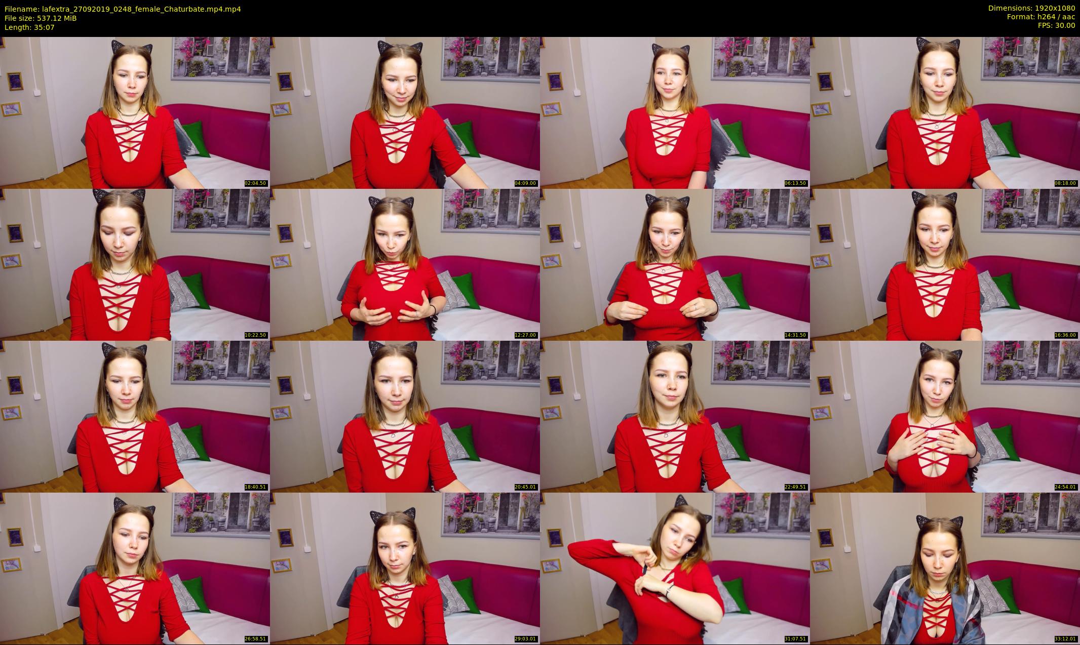 lafextra — 36 minute Chaturbate female cam show recording, 1080p, Sep 27, 2019