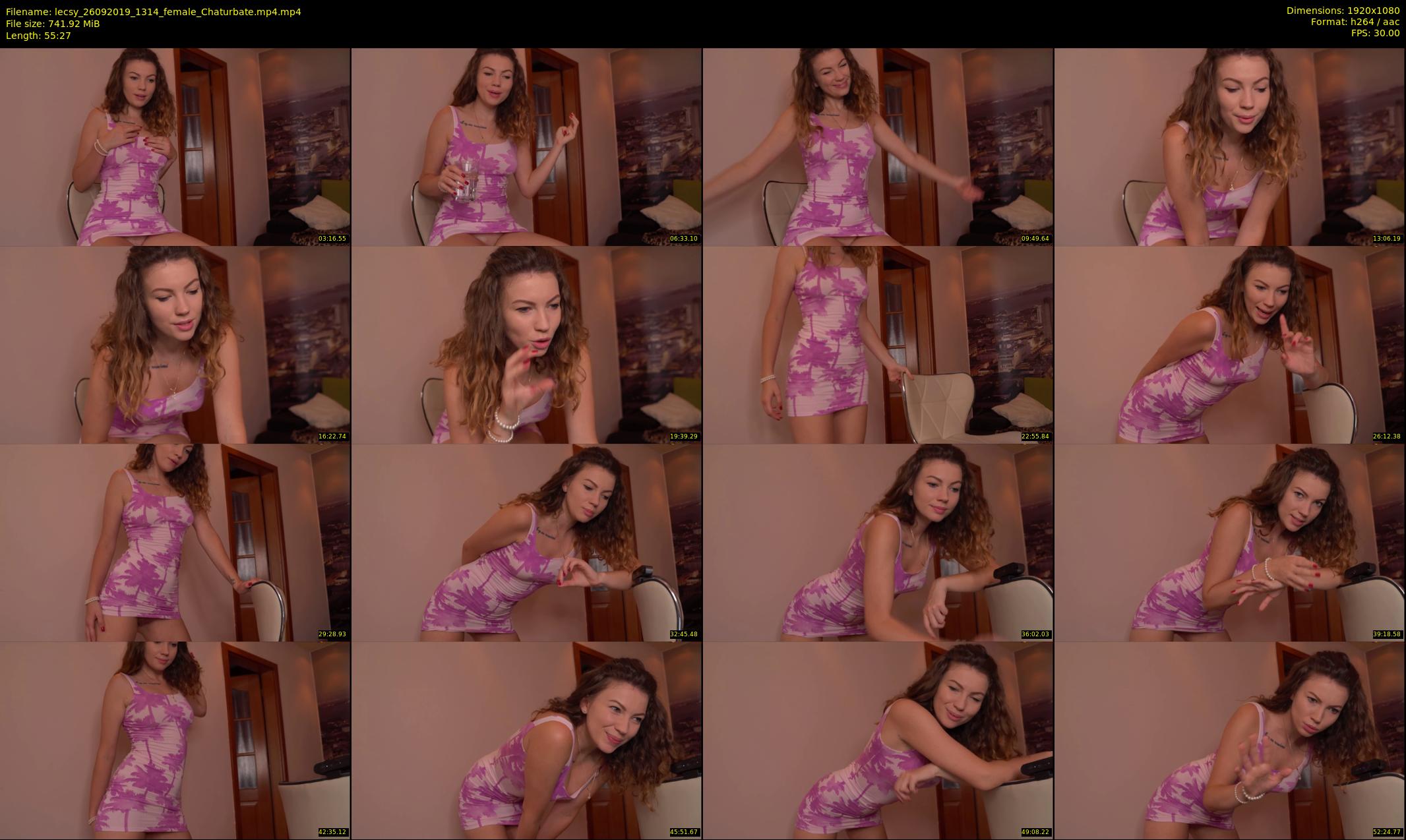 lecsy — 56 minute Chaturbate female cam show recording, 1080p, Sep 26, 2019