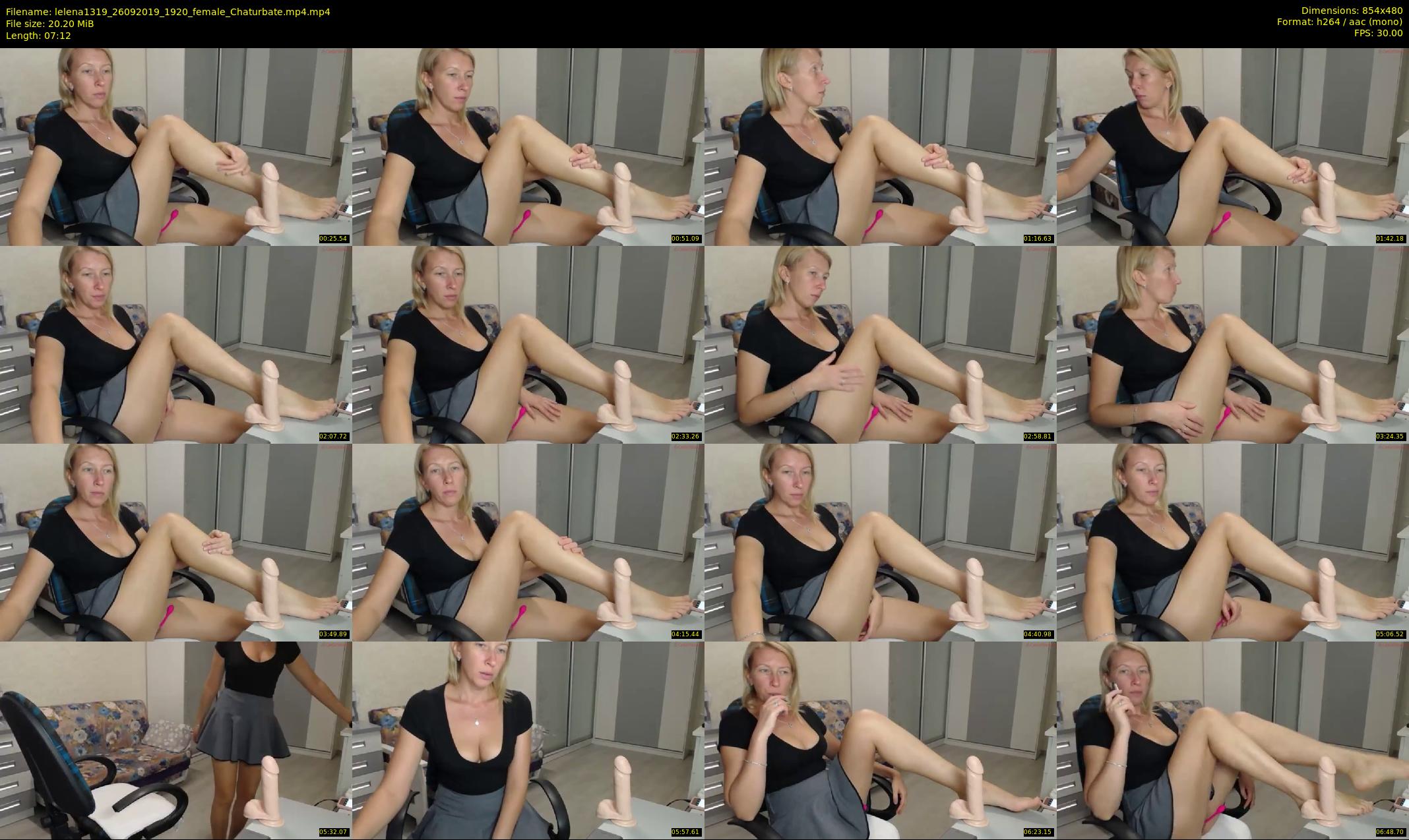 lelena1319 — 8 minute Chaturbate female cam show recording, 480p, Sep 26, 2019