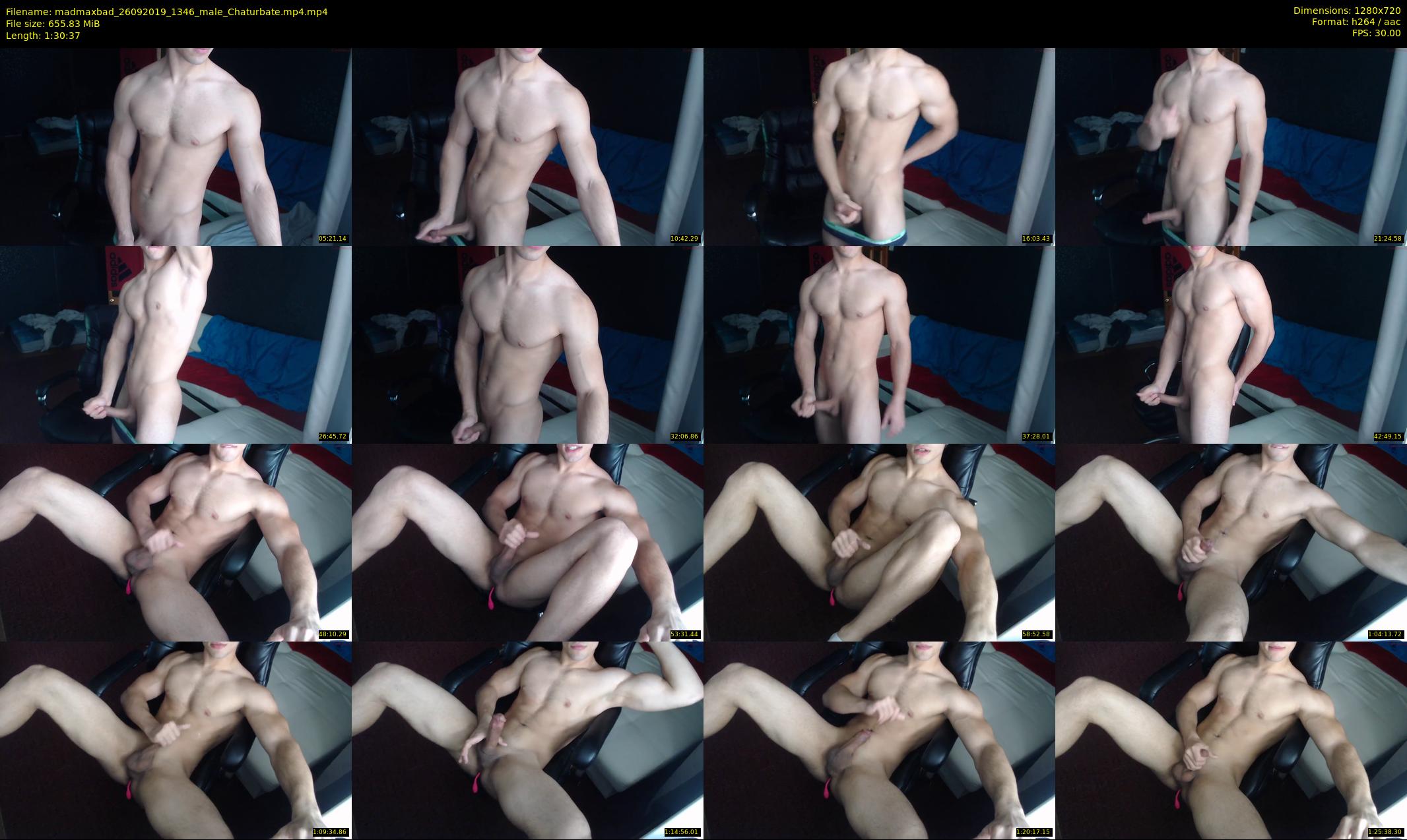 madmaxbad — 91 minute Chaturbate male cam show recording, 720p, Sep 26, 2019