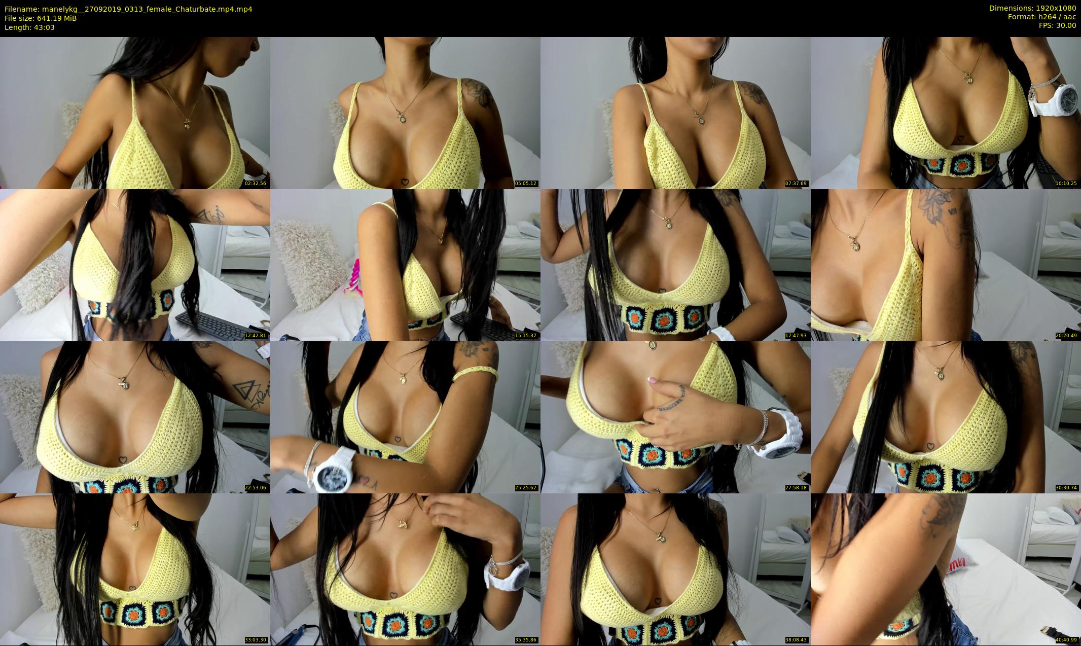 manelykg_ — 44 minute Chaturbate female cam show recording, 1080p, Sep 27, 2019