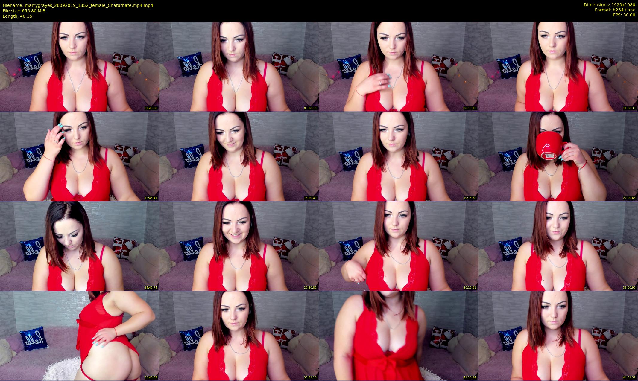 marrygrayes — 47 minute Chaturbate female cam show recording, 1080p, Sep 26, 2019