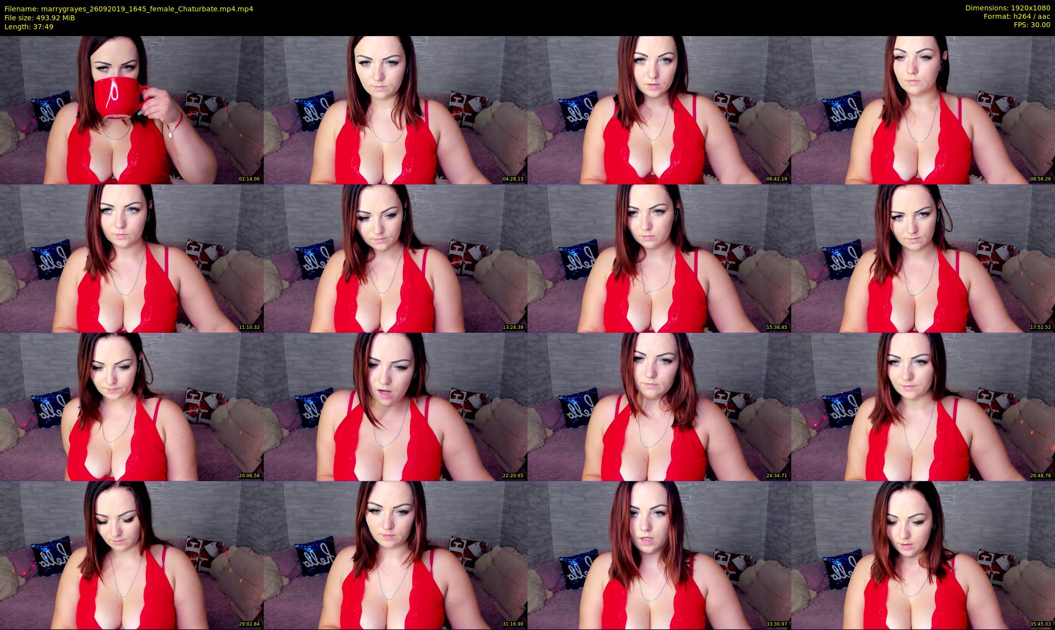 marrygrayes — 38 minute Chaturbate female cam show recording, 1080p, Sep 26, 2019
