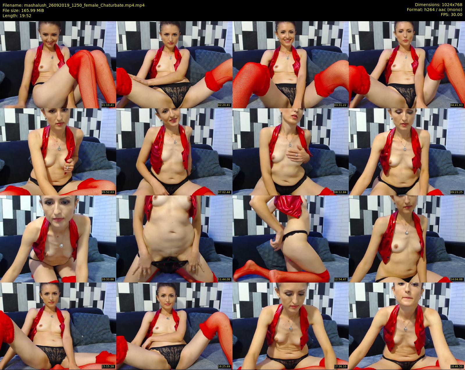 mashalush — 20 minute Chaturbate female cam show recording, 720p, Sep 26, 2019
