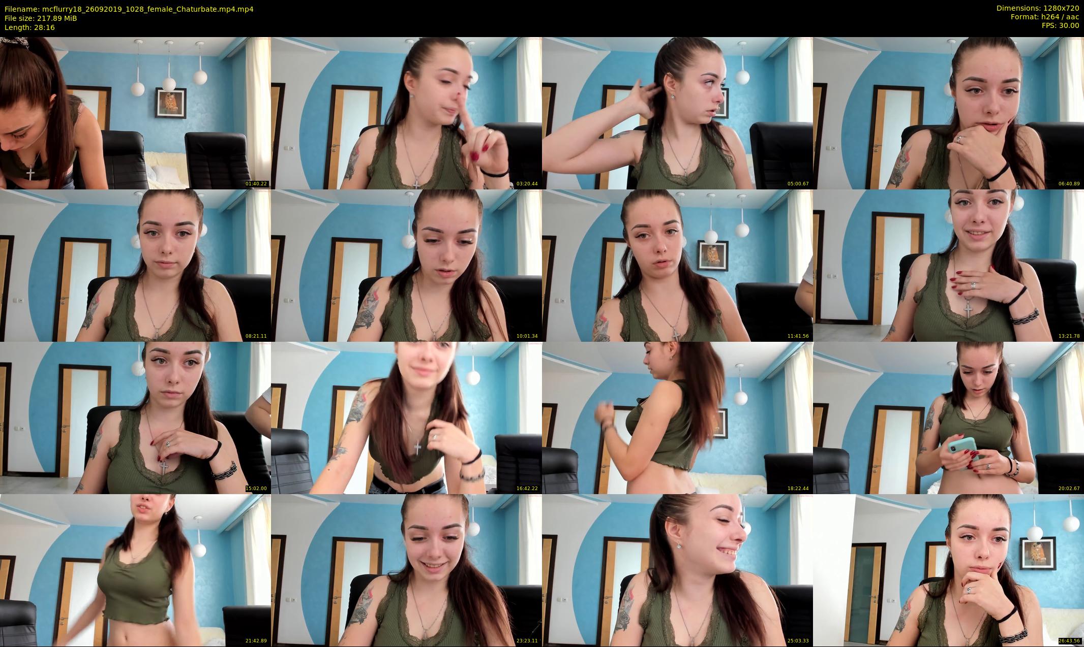 mcflurry18 — 29 minute Chaturbate female cam show recording, 720p, Sep 26, 2019