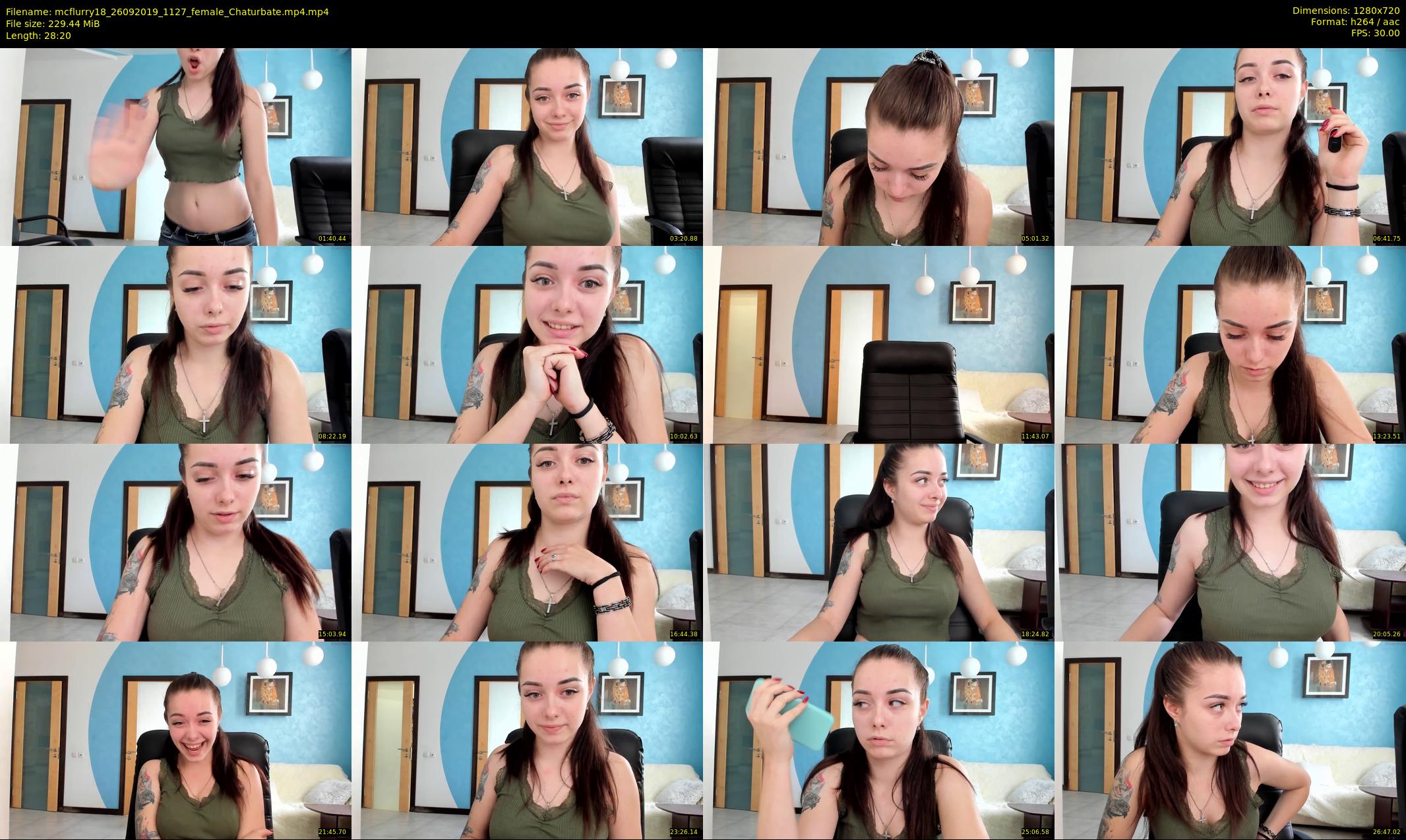 mcflurry18 — 29 minute Chaturbate female cam show recording, 720p, Sep 26, 2019