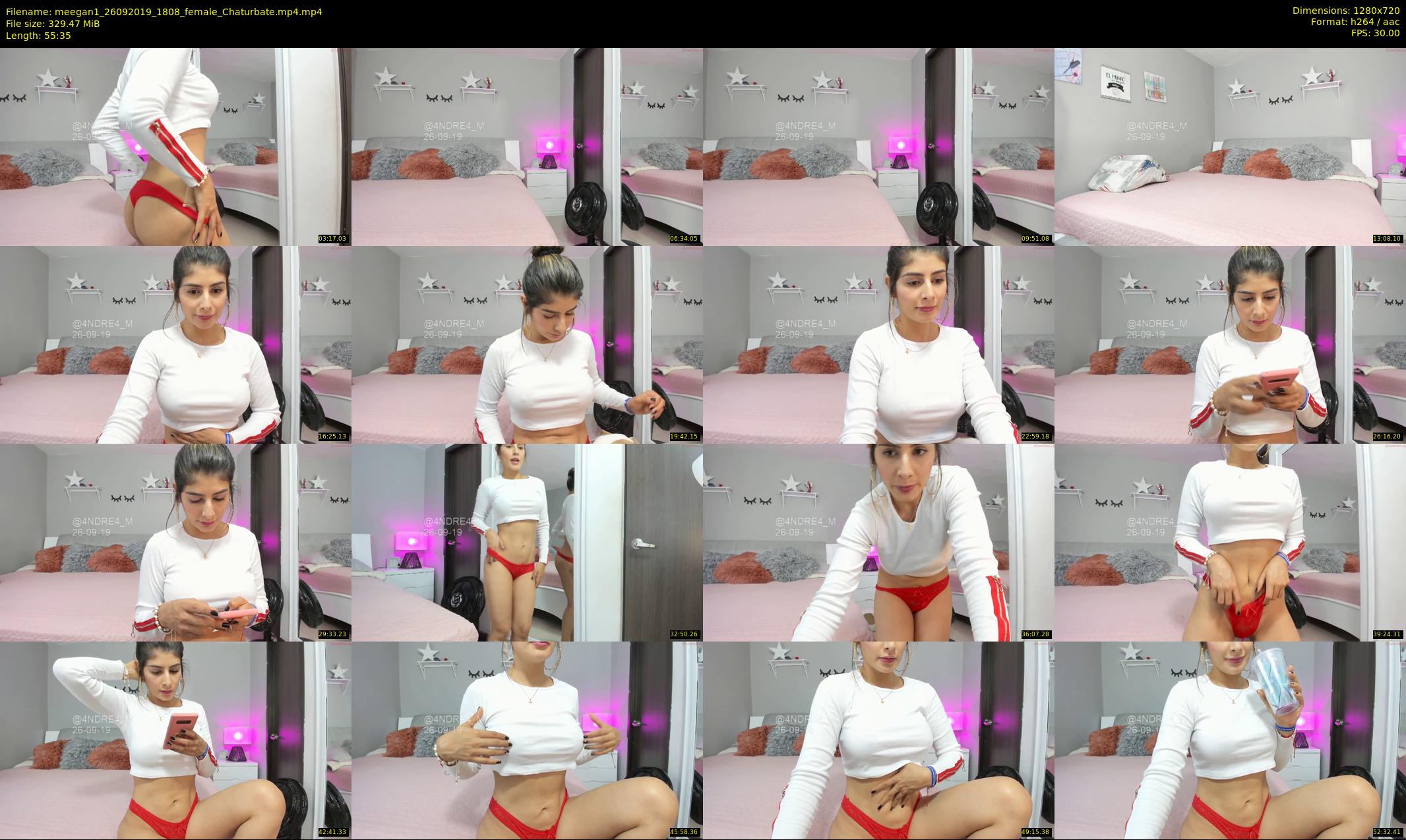 meegan1 — 56 minute Chaturbate female cam show recording, 720p, Sep 26, 2019