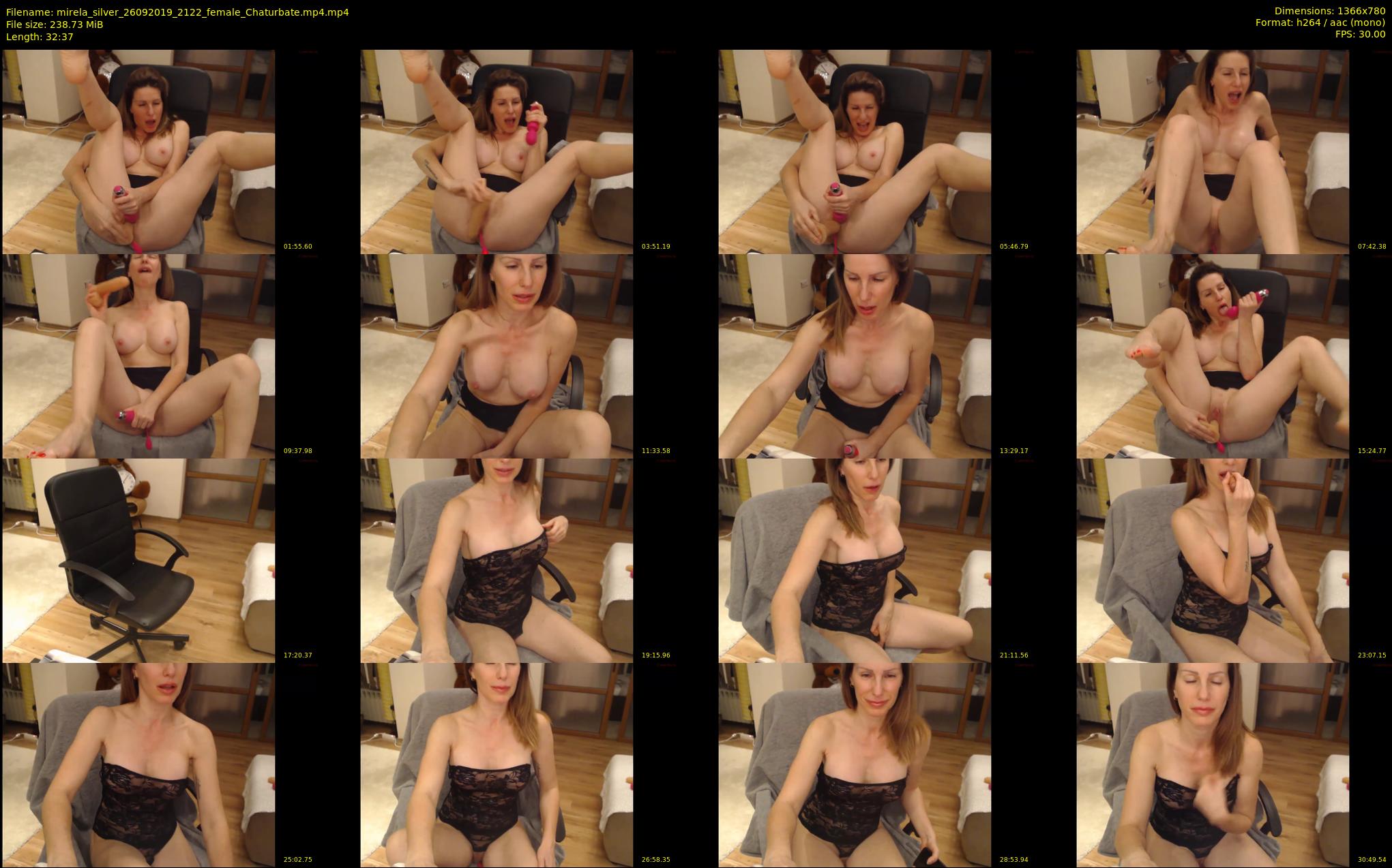 mirela_silver — 33 minute Chaturbate female cam show recording, 720p, Sep 26, 2019