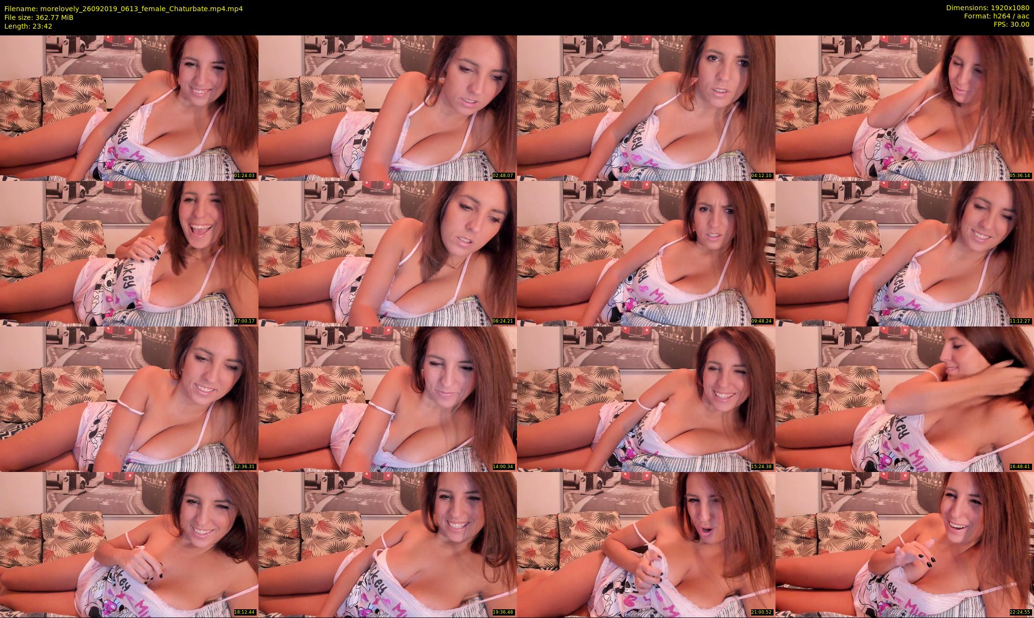 morelovely — 24 minute Chaturbate female cam show recording, 1080p, Sep 26, 2019