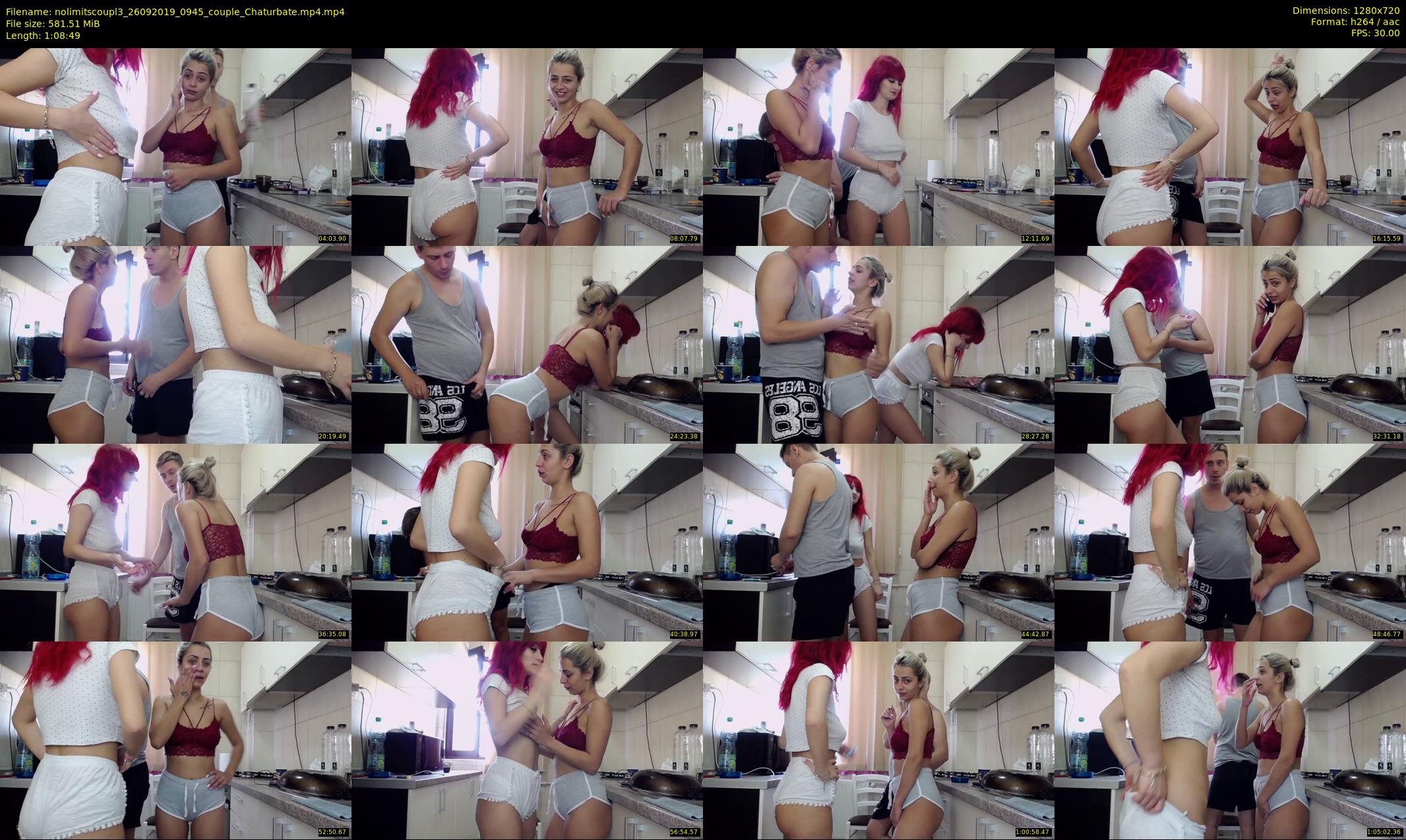 nolimitscoupl3 — 69 minute Chaturbate couple cam show recording, 720p, Sep 26, 2019