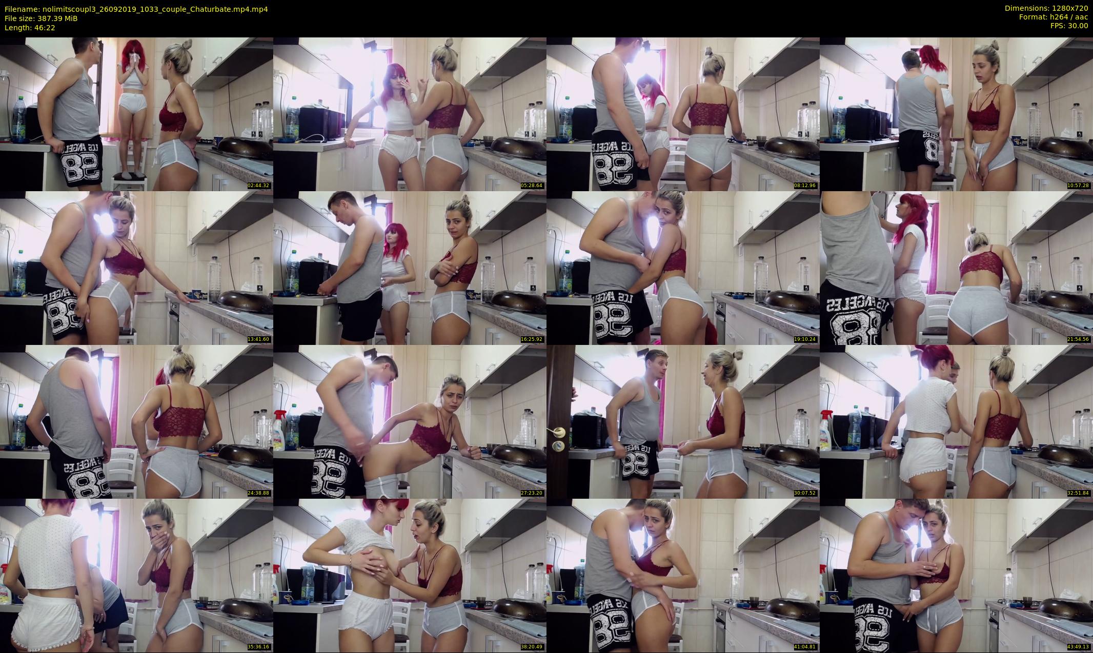 nolimitscoupl3 — 47 minute Chaturbate couple cam show recording, 720p, Sep 26, 2019