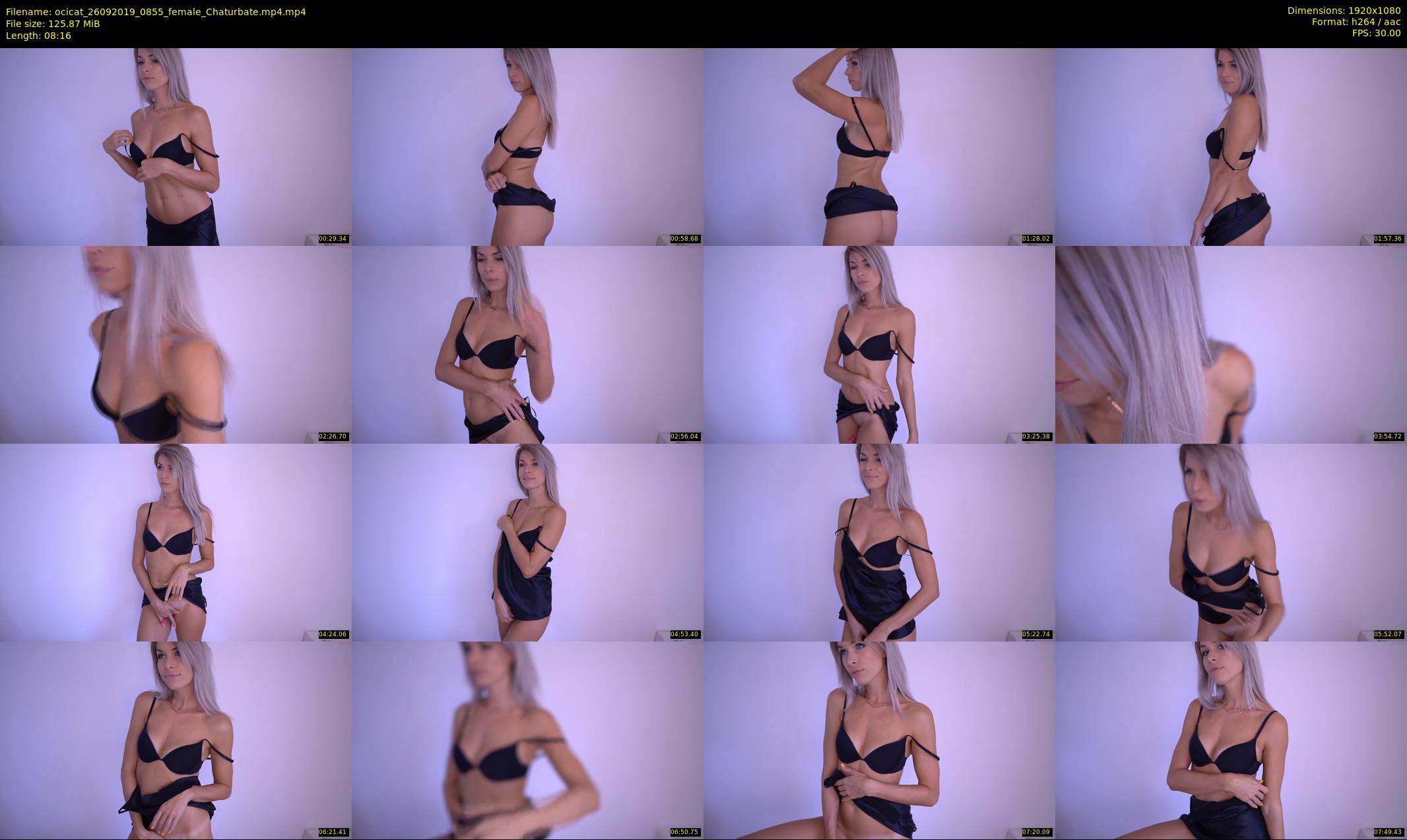 ocicat — 9 minute Chaturbate female cam show recording, 1080p, Sep 26, 2019