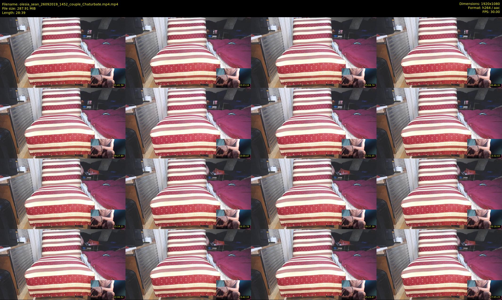 olesia_sean — 29 minute Chaturbate couple cam show recording, 1080p, Sep 26, 2019
