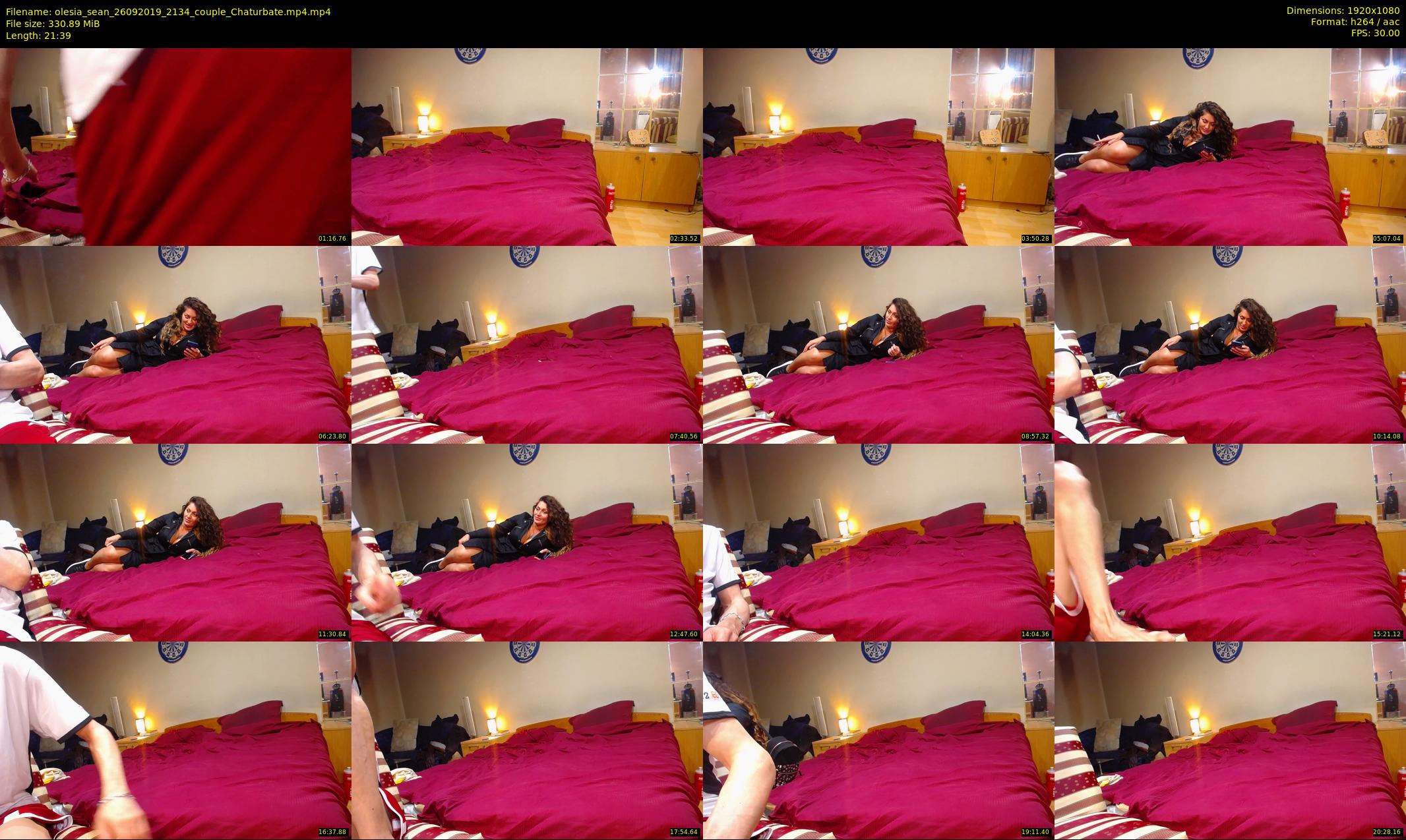 olesia_sean — 22 minute Chaturbate couple cam show recording, 1080p, Sep 26, 2019