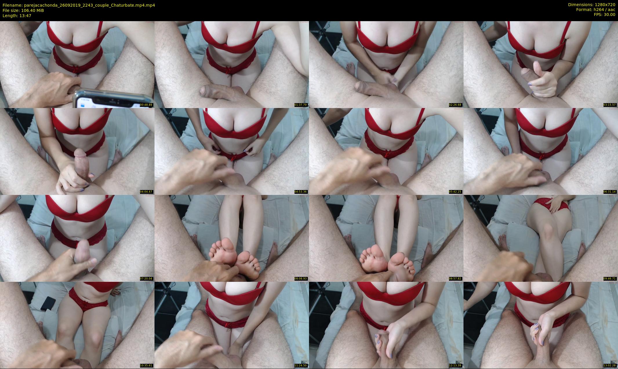 parejacachonda — 14 minute Chaturbate couple cam show recording, 720p, Sep 26, 2019