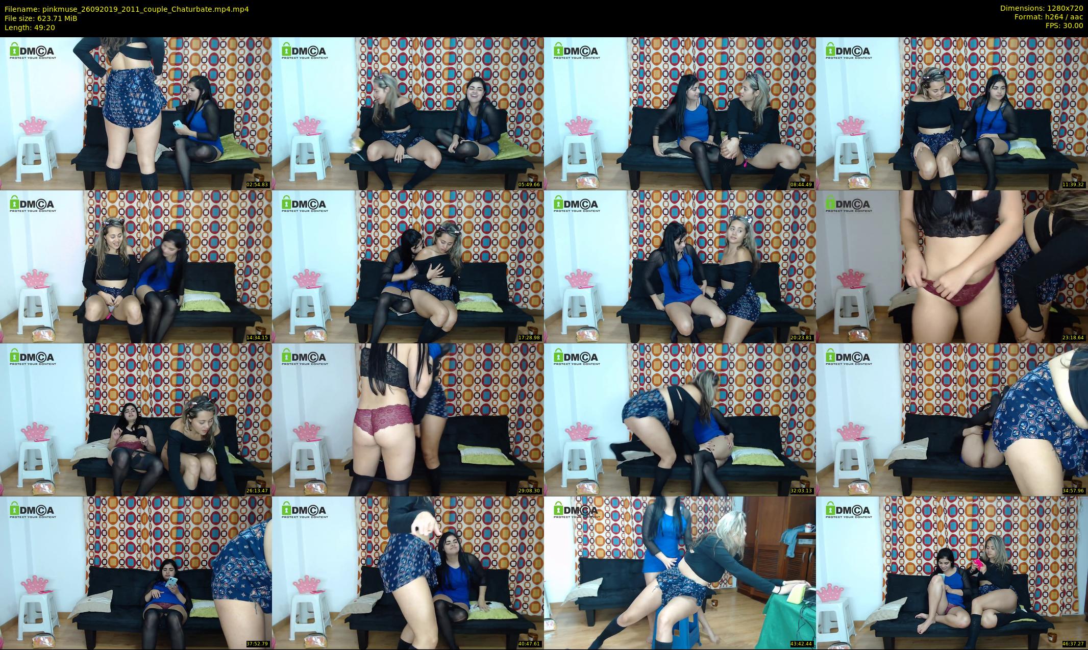 pinkmuse — 50 minute Chaturbate couple cam show recording, 720p, Sep 26, 2019