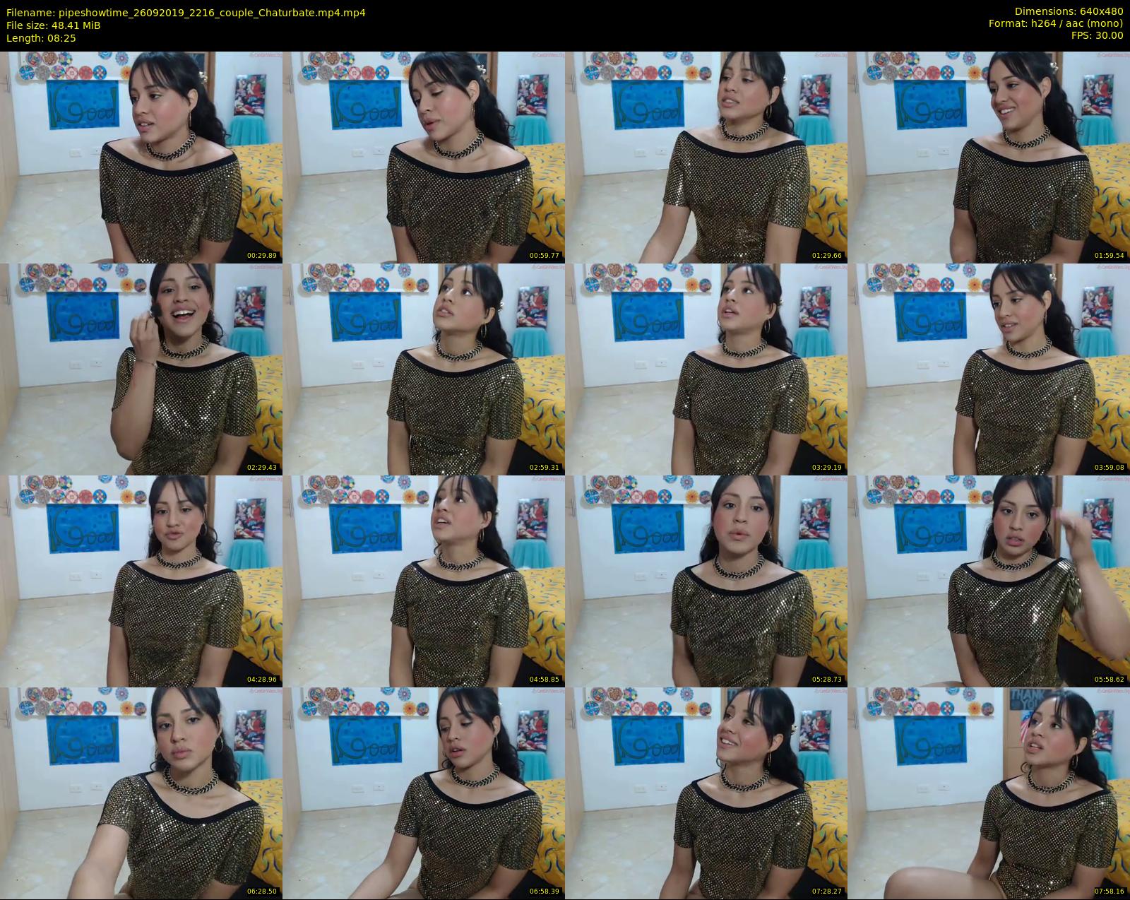 pipeshowtime — 9 minute Chaturbate couple cam show recording, 480p, Sep 26, 2019