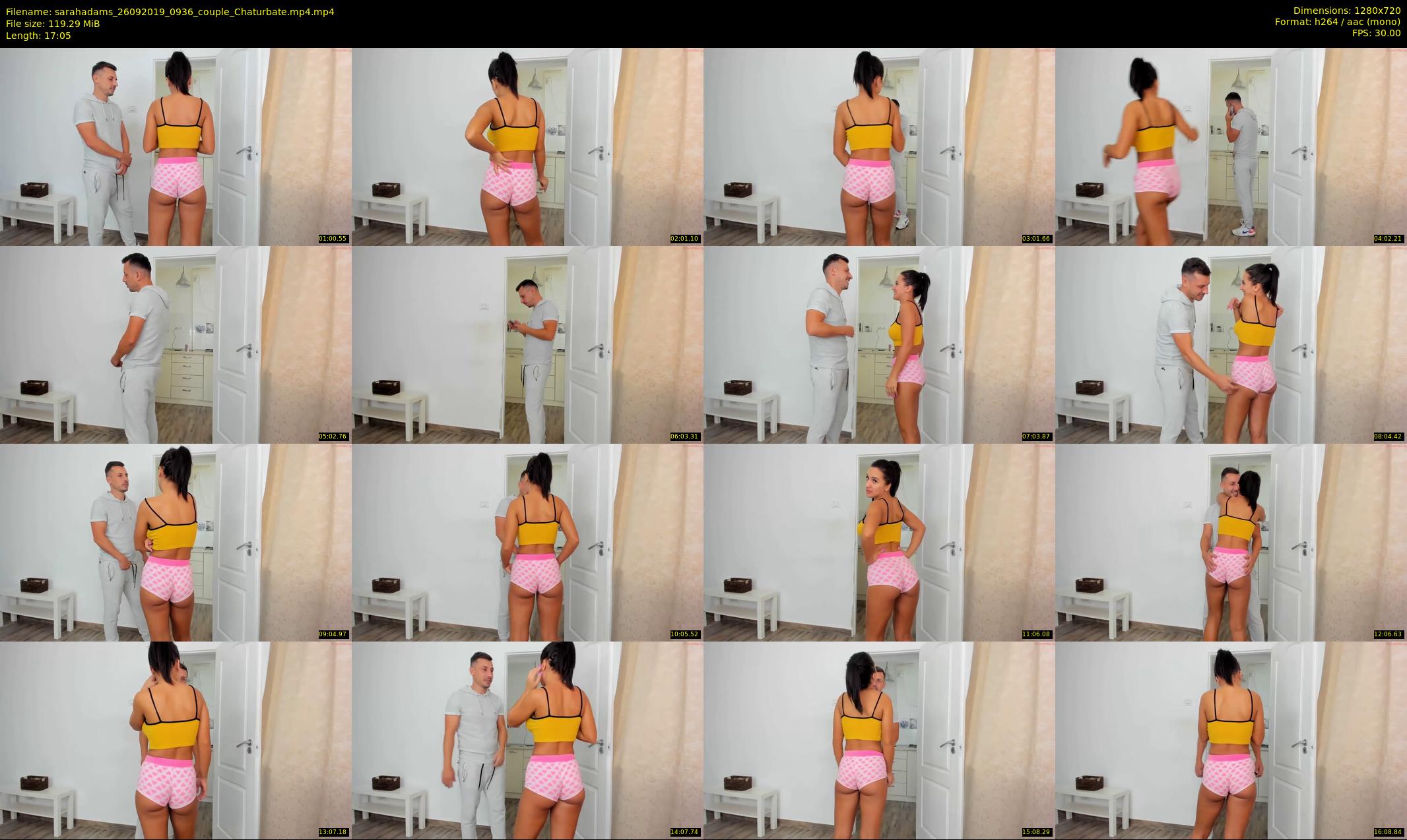 sarahadams — 18 minute Chaturbate female cam show recording, 720p, Sep 26, 2019