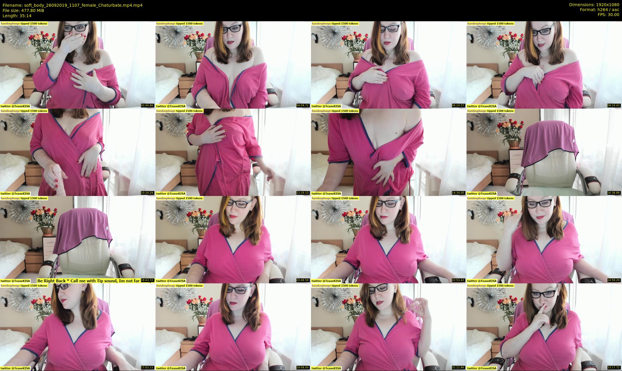 soft_body — 36 minute Chaturbate female cam show recording, 1080p, Sep 26, 2019