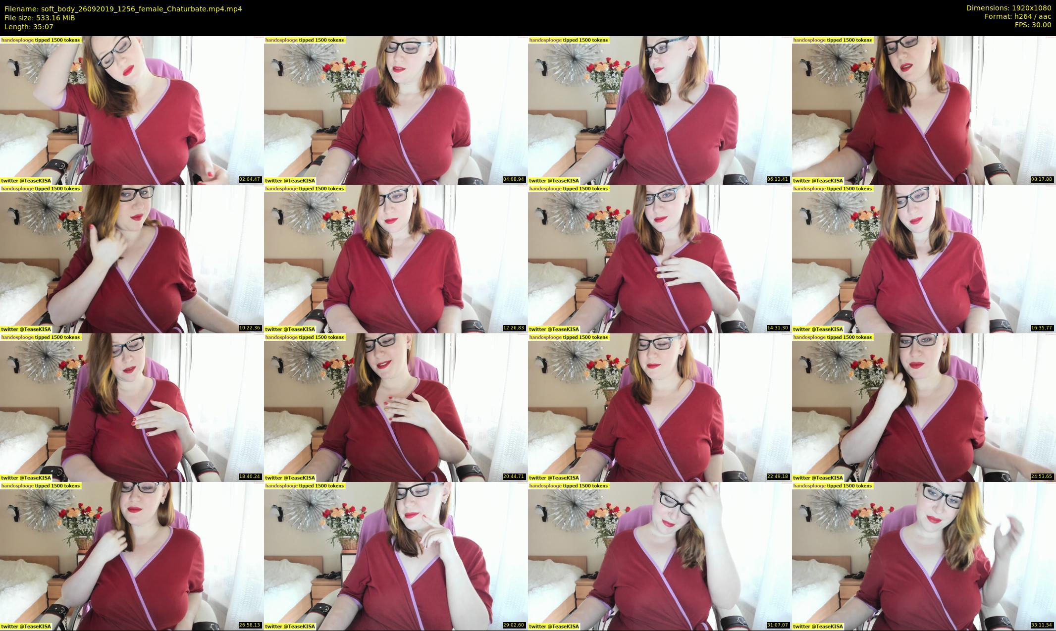 soft_body — 36 minute Chaturbate female cam show recording, 1080p, Sep 26, 2019