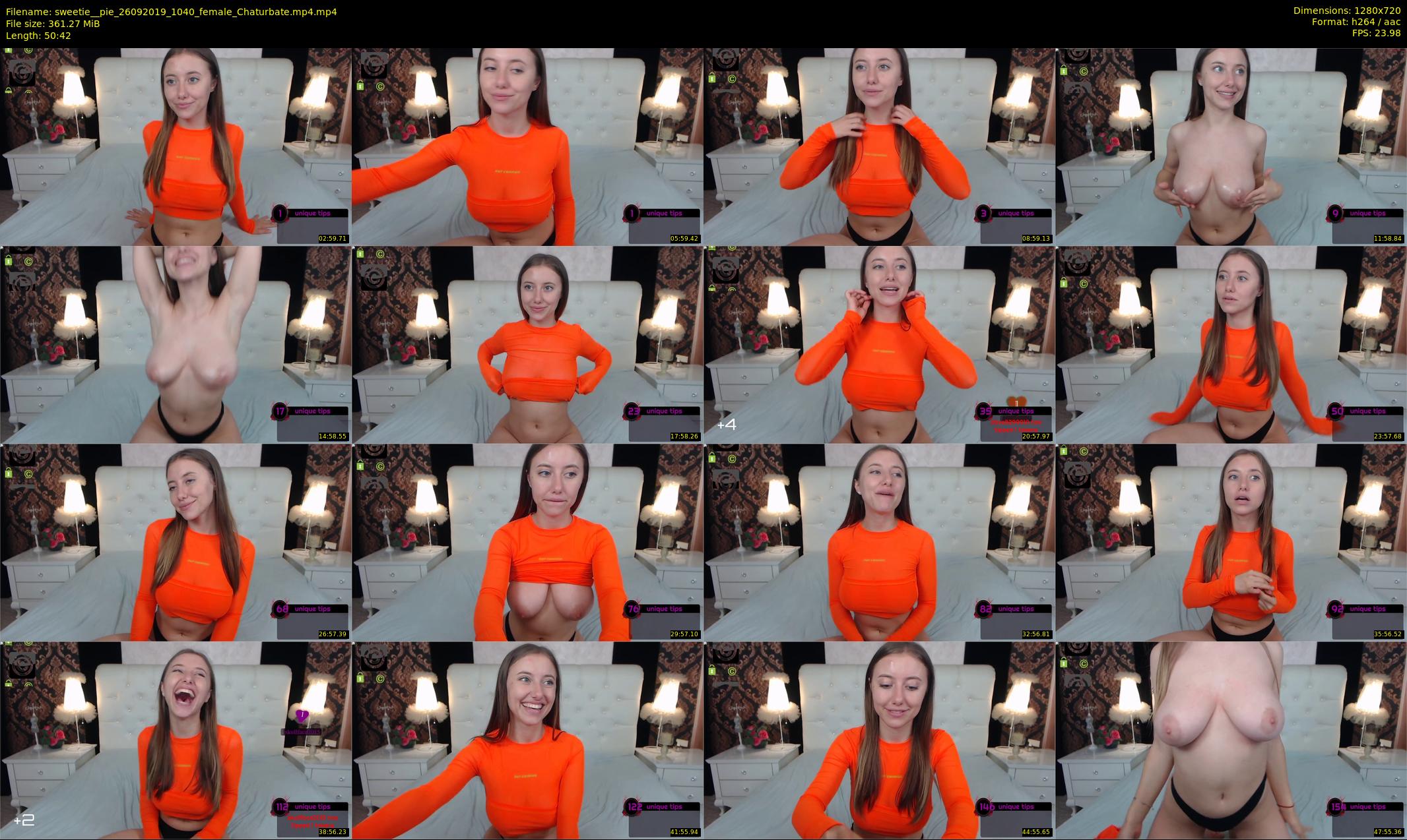 sweetie__pie — 51 minute Chaturbate female cam show recording, 720p, Sep 26, 2019