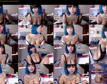 tattoo_ninja_kitty — 45 minute Chaturbate female cam show recording, 720p, Sep 26, 2019
