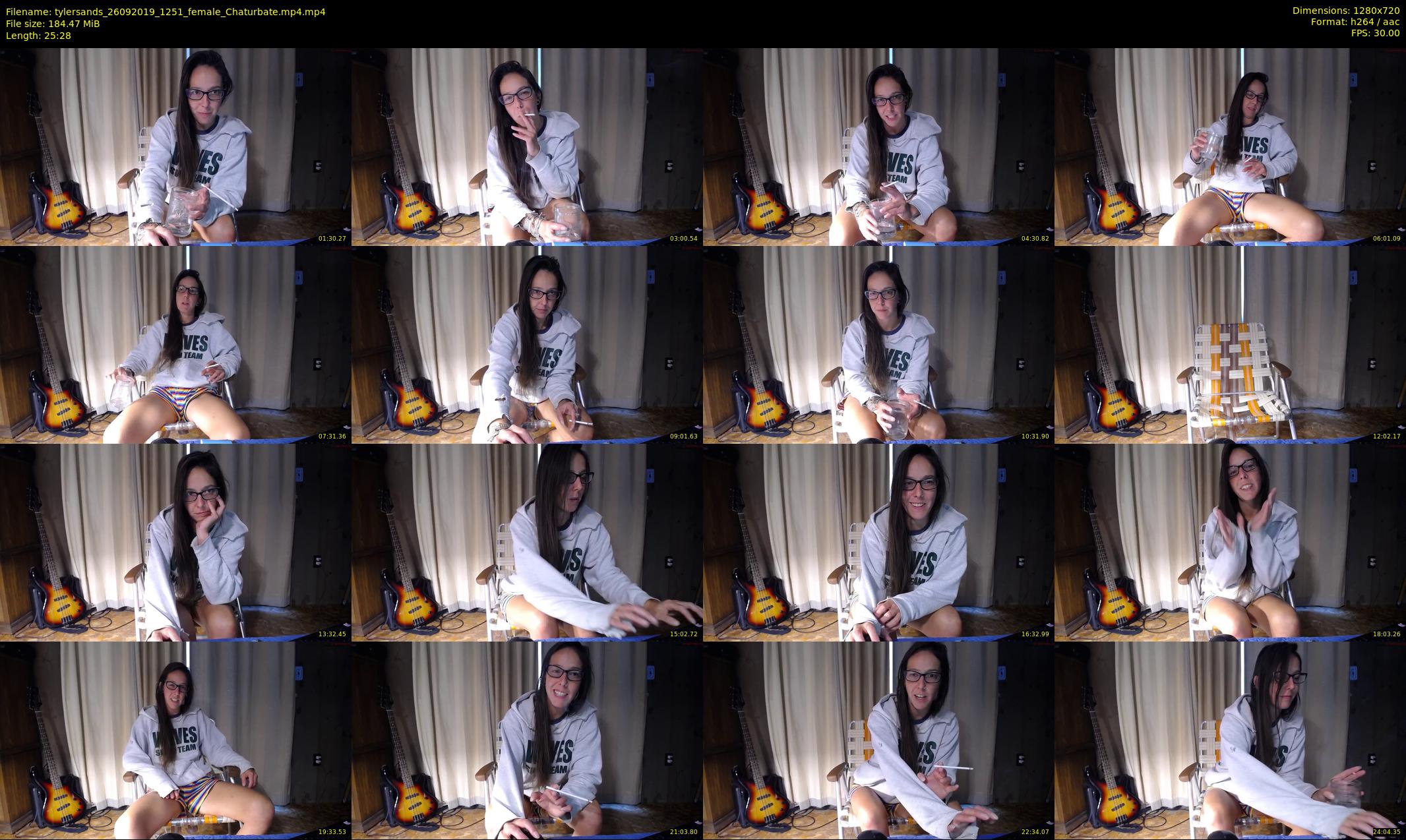 tylersands — 26 minute Chaturbate female cam show recording, 720p, Sep 26, 2019