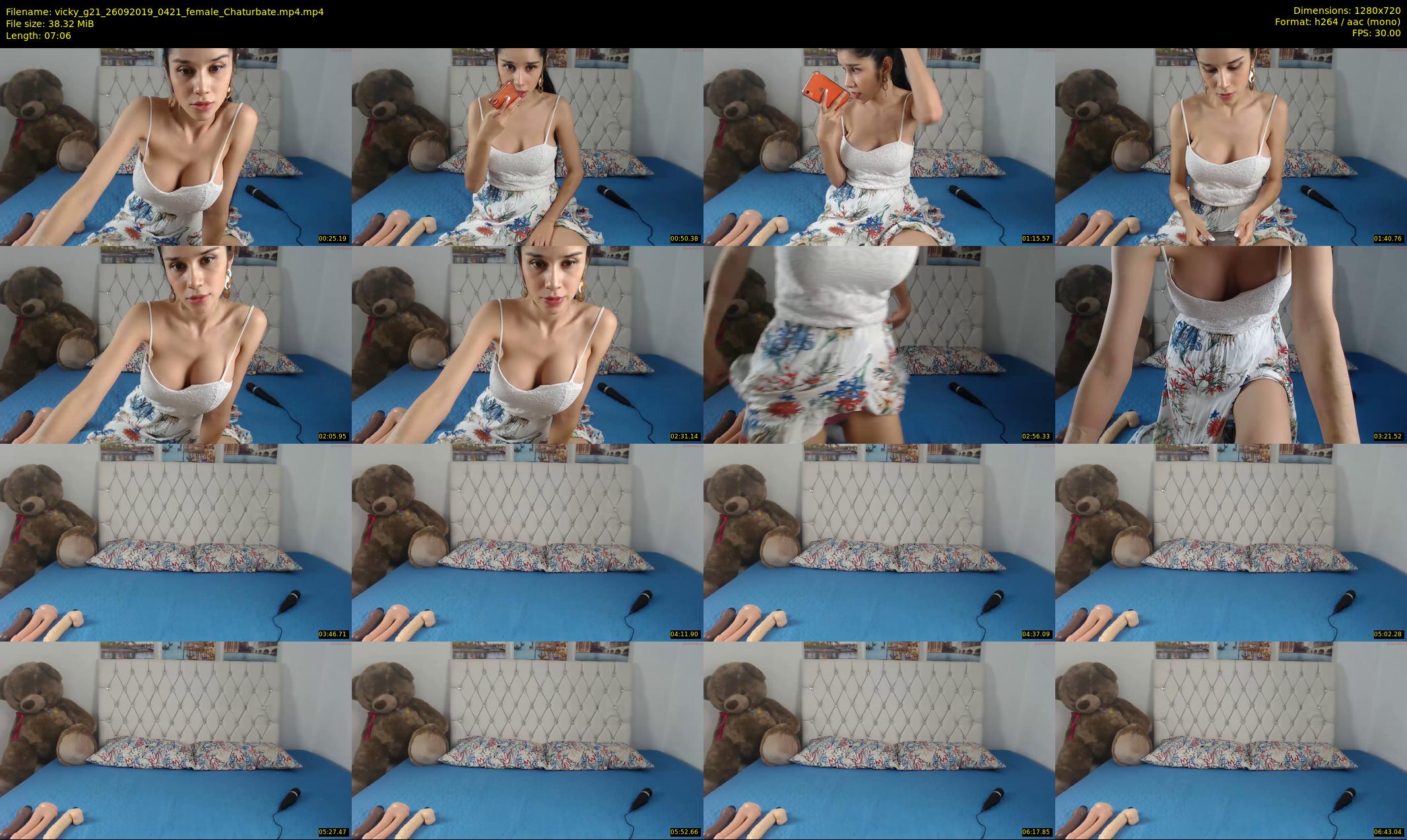 vicky_g21 — 8 minute Chaturbate female cam show recording, 720p, Sep 26, 2019