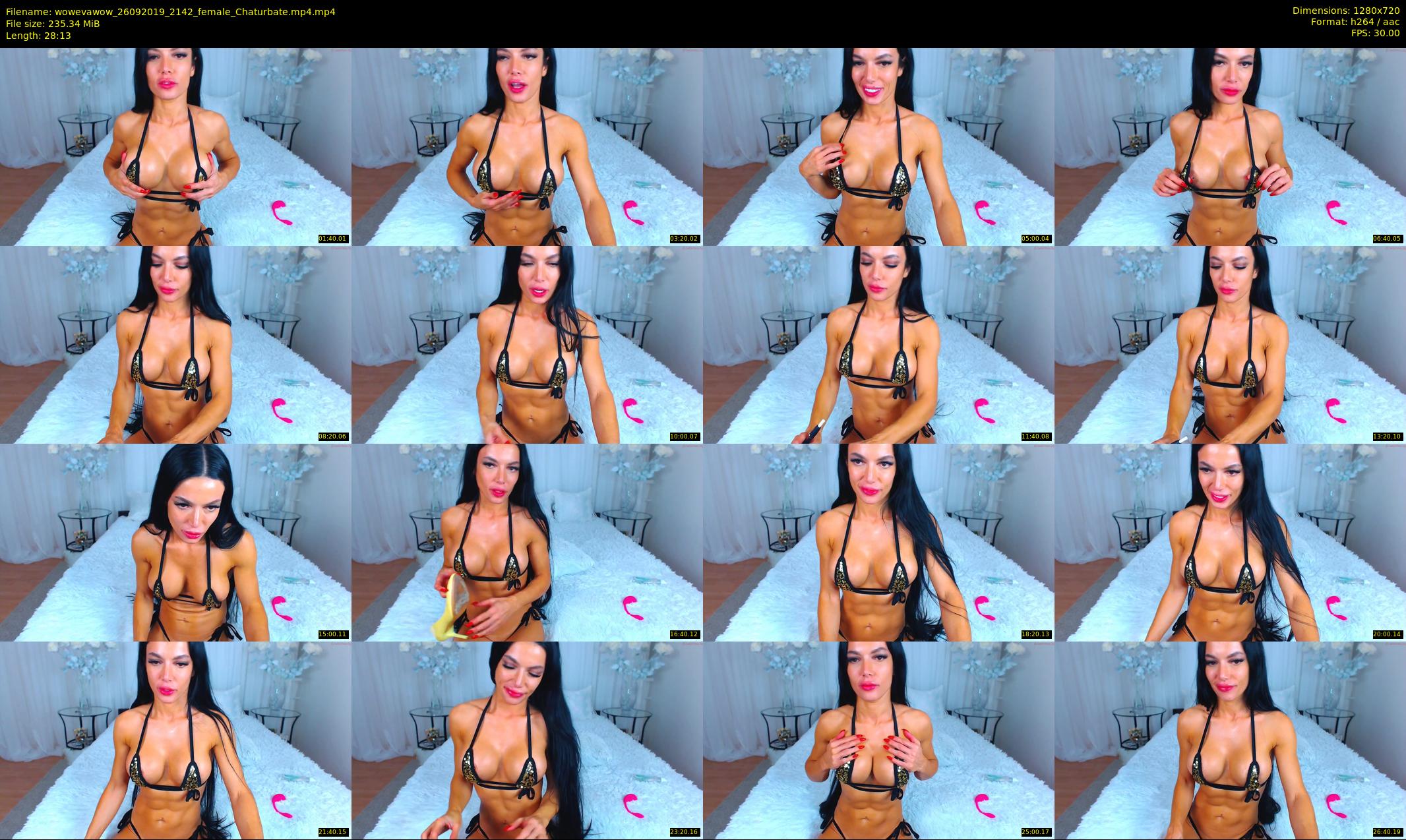 wowevawow — 29 minute Chaturbate female cam show recording, 720p, Sep 26, 2019