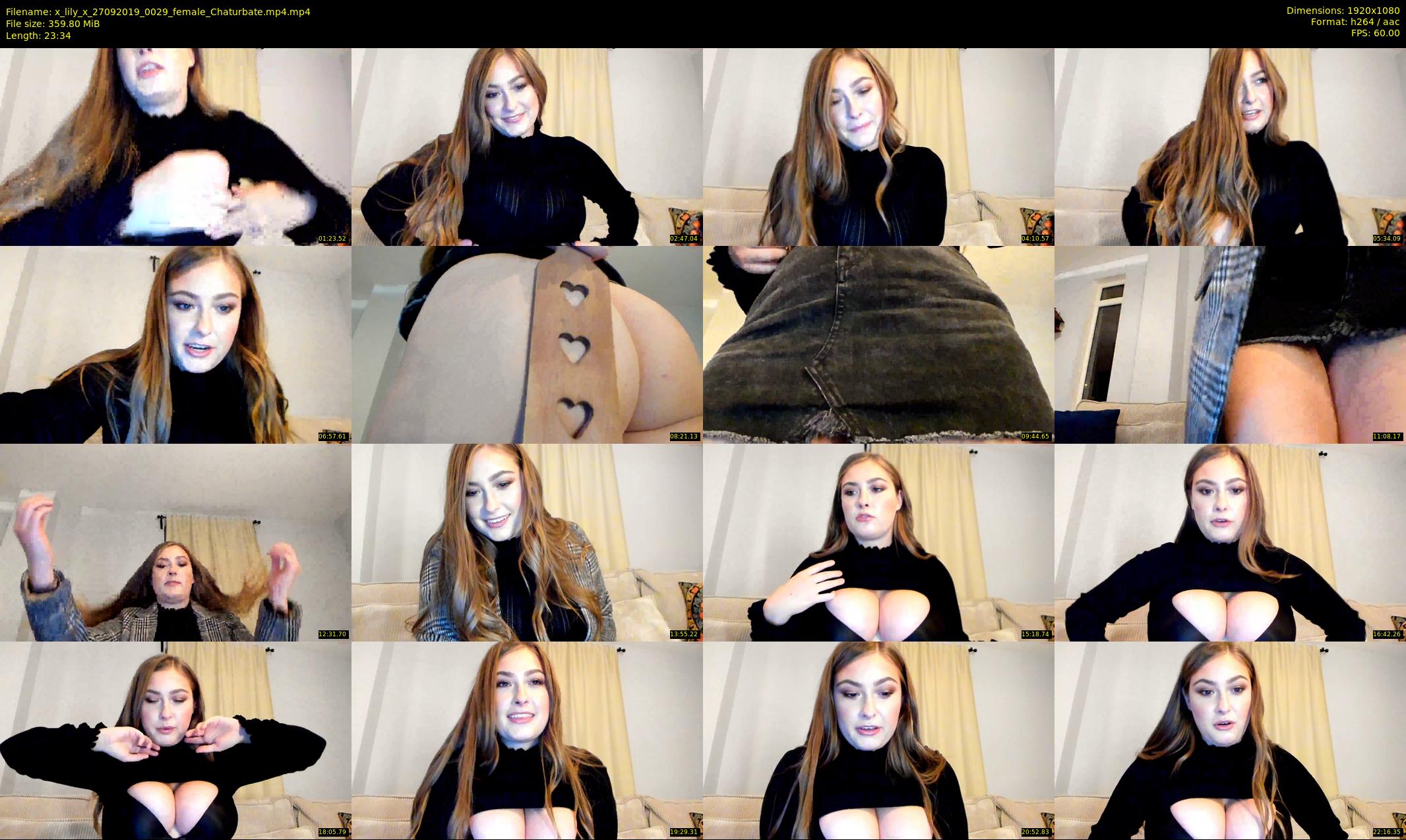 x_lily_x — 24 minute Chaturbate female cam show recording, 1080p, Sep 27, 2019