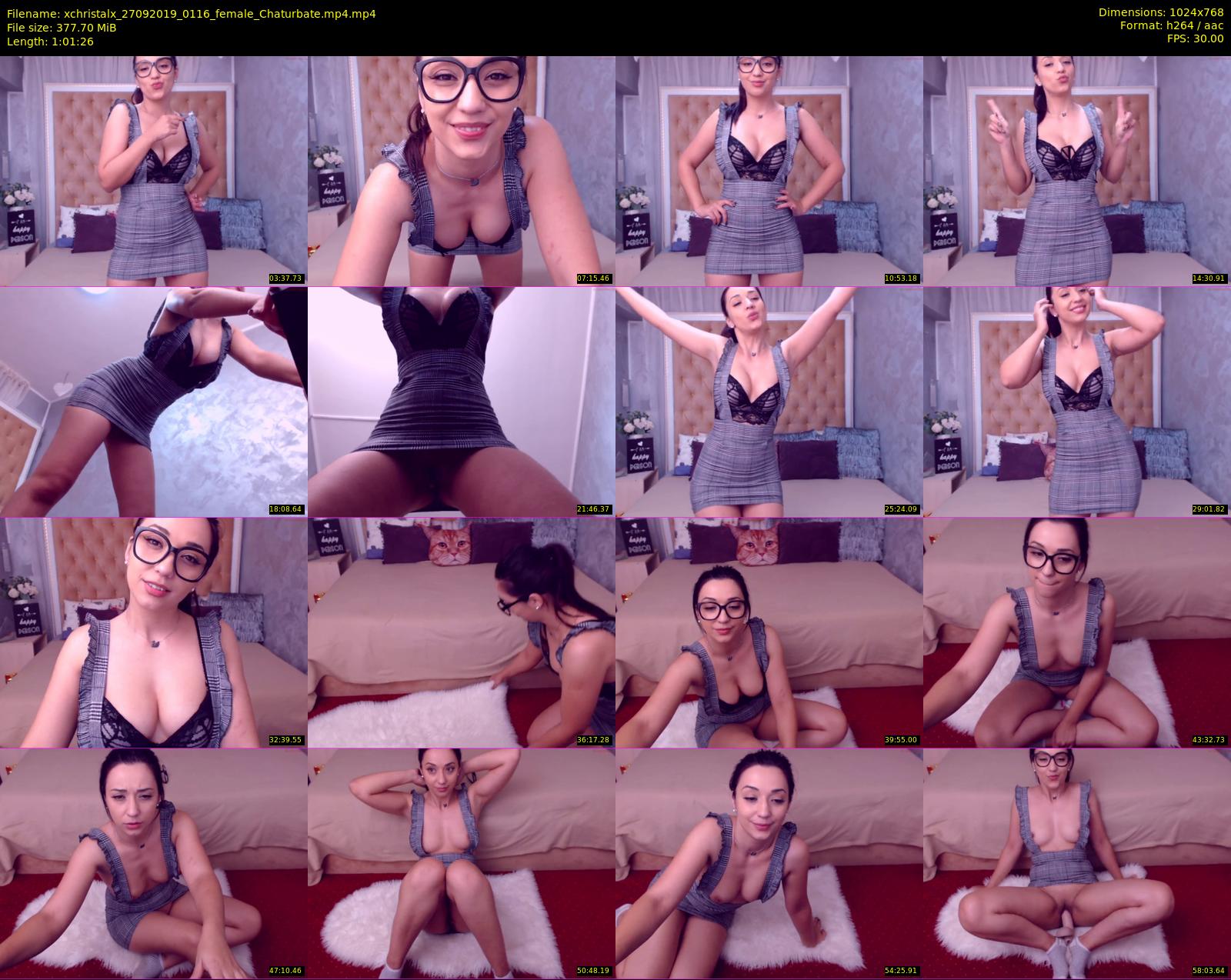 xchristalx — 62 minute Chaturbate female cam show recording, 720p, Sep 27, 2019