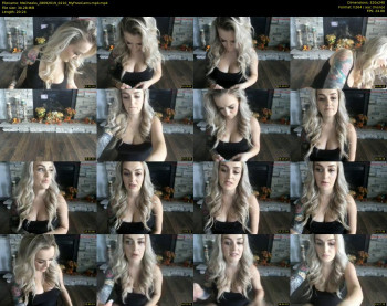 MsCheeks — 21 minute MyFreeCams cam show recording, SD, Sep 28, 2019