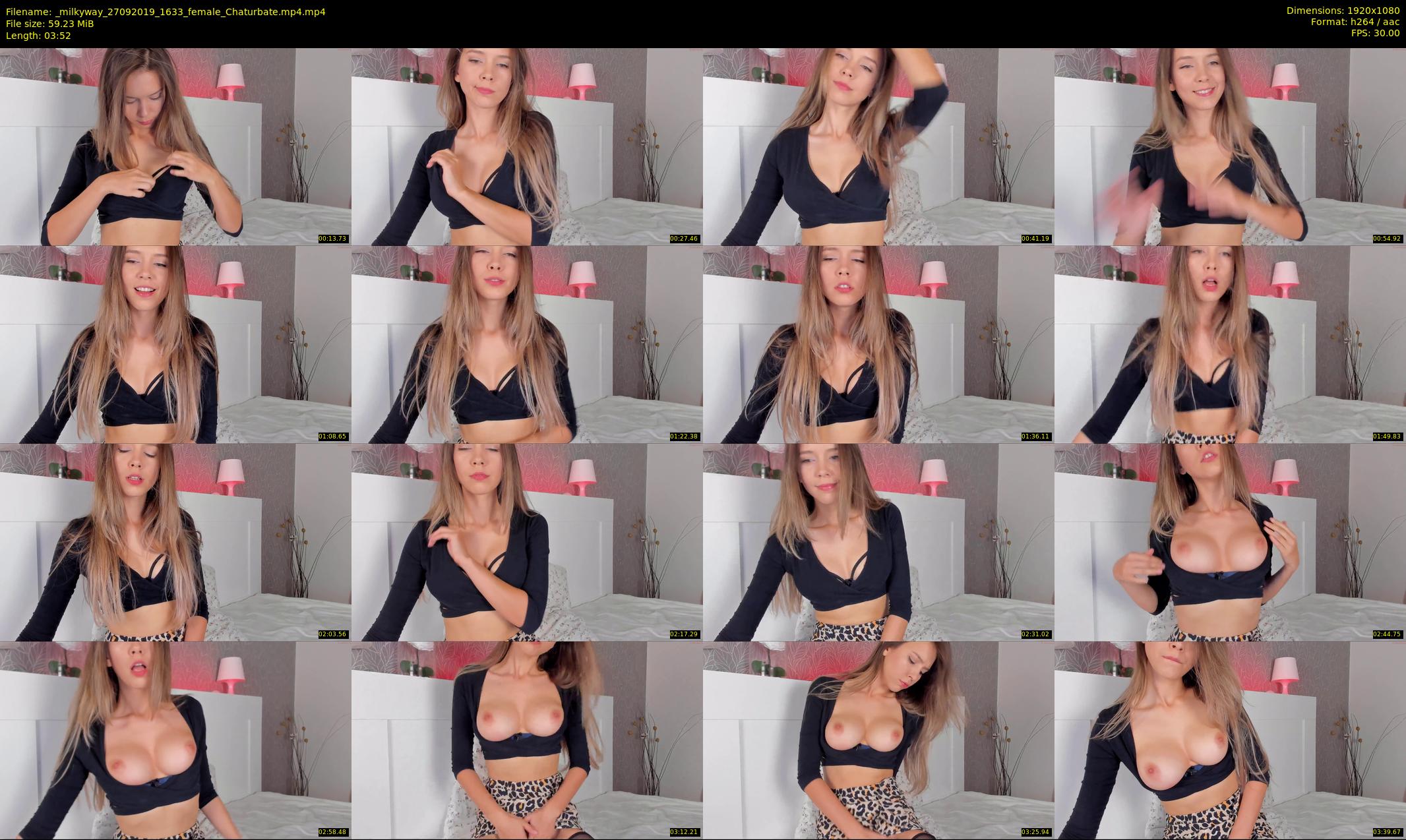 _milkyway — 4 minute Chaturbate female cam show recording, 1080p, Sep 27, 2019