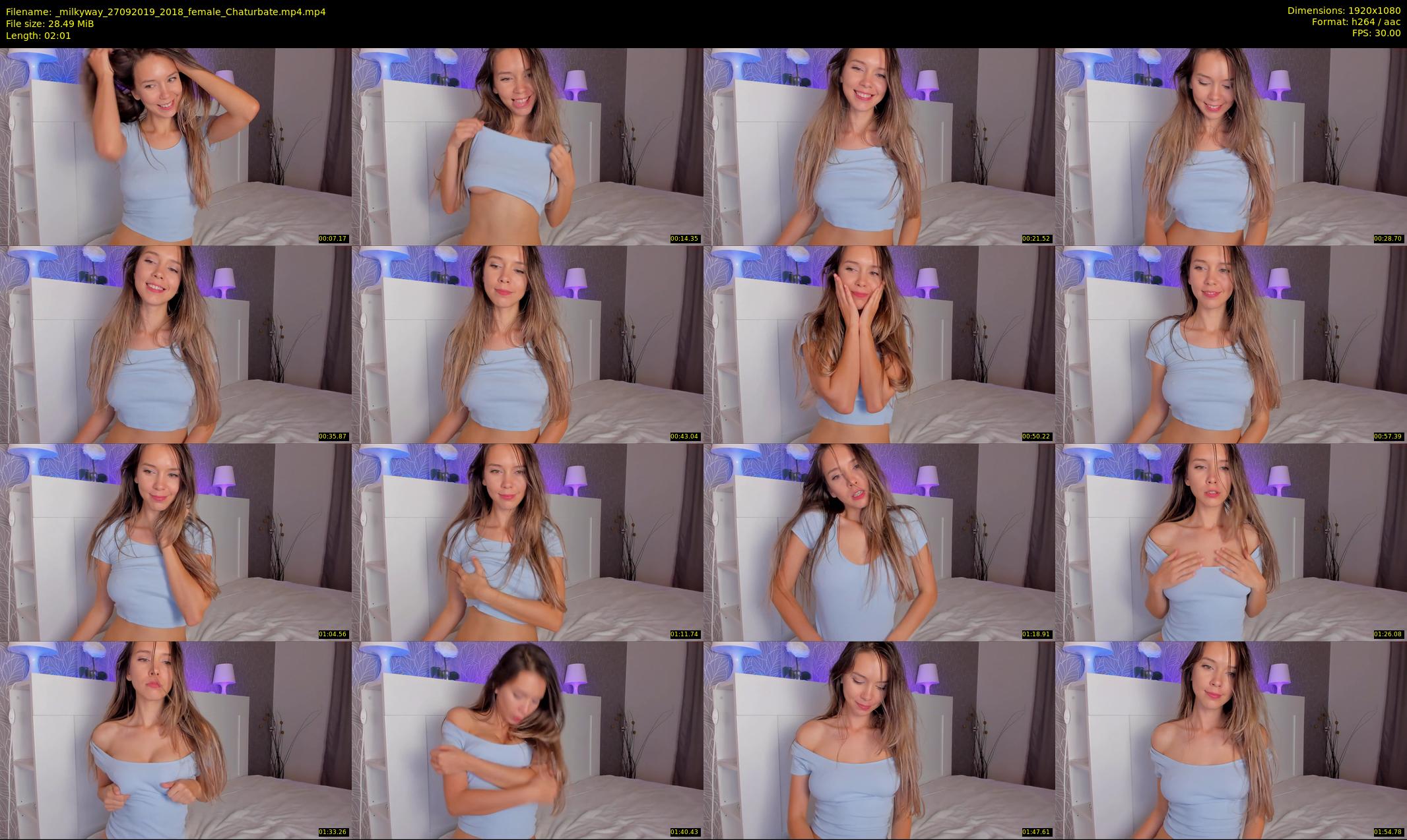 _milkyway — 3 minute Chaturbate female cam show recording, 1080p, Sep 27, 2019